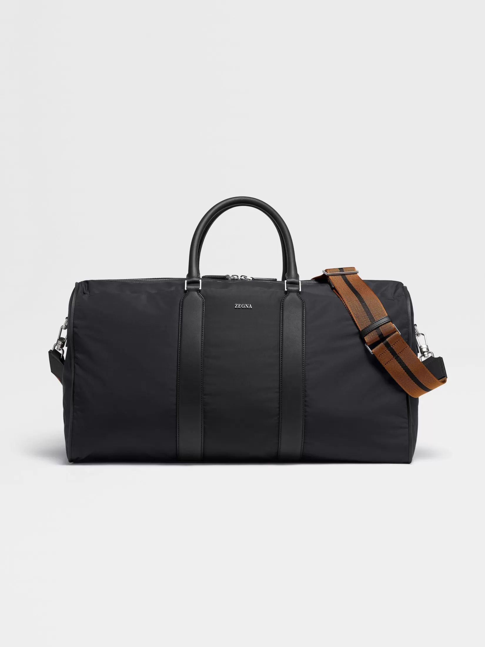 Cheap ZEGNA Bolsa de Viaje 55 en Nailon Color Negro