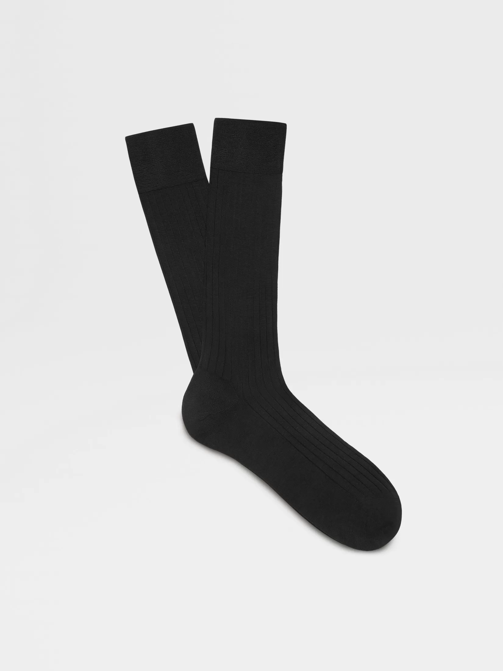 Sale ZEGNA Calcetines de Algodón Color Negro