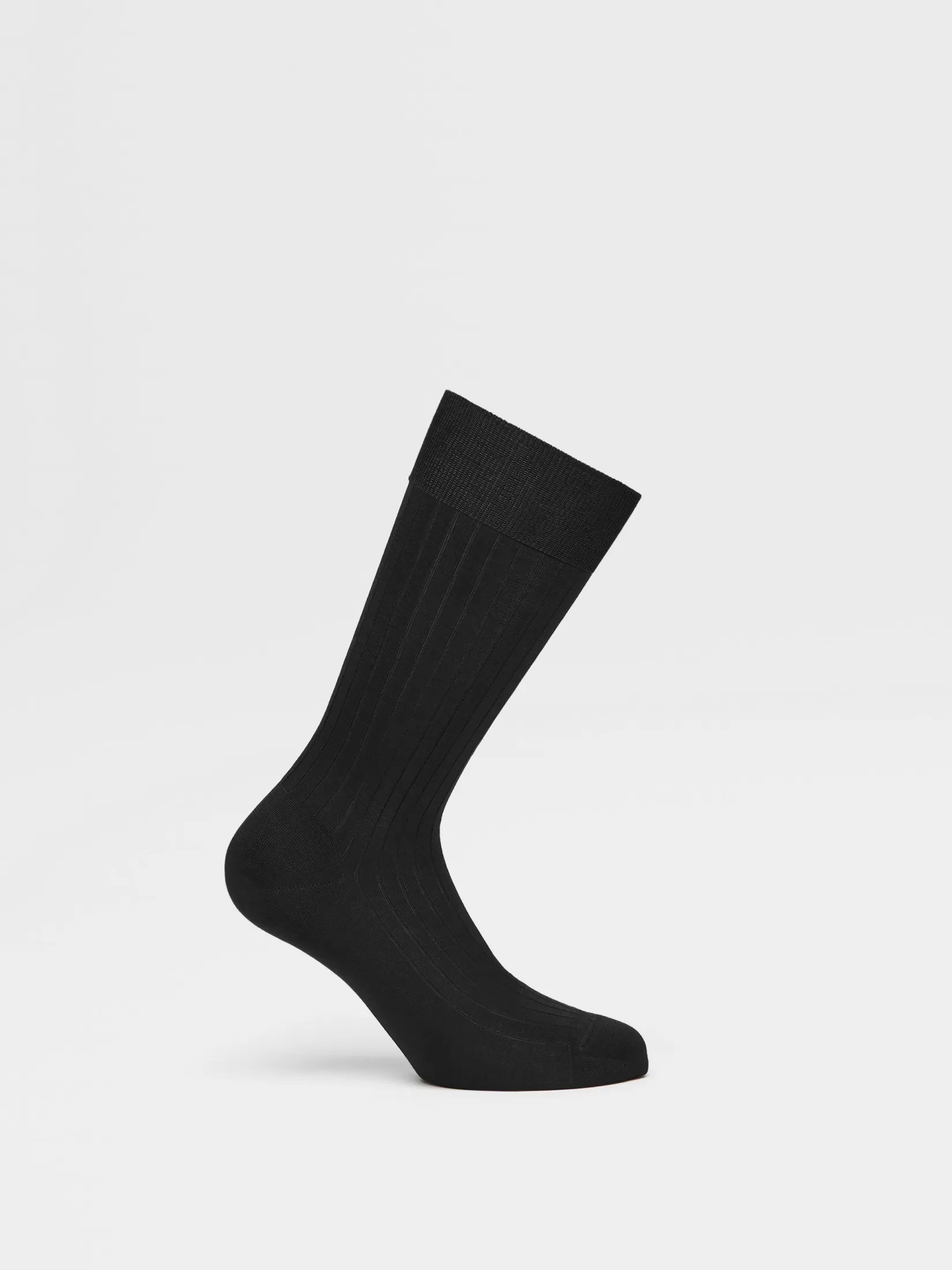 Sale ZEGNA Calcetines de Algodón Color Negro