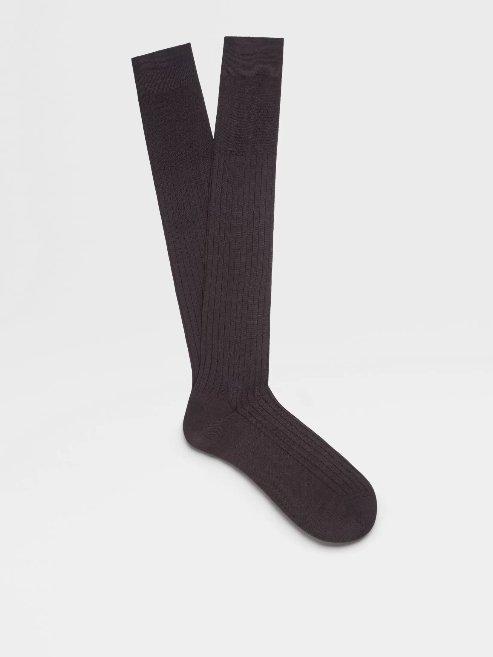 Sale ZEGNA Calcetines de Algodón Gris Oscuro Grisoscuro