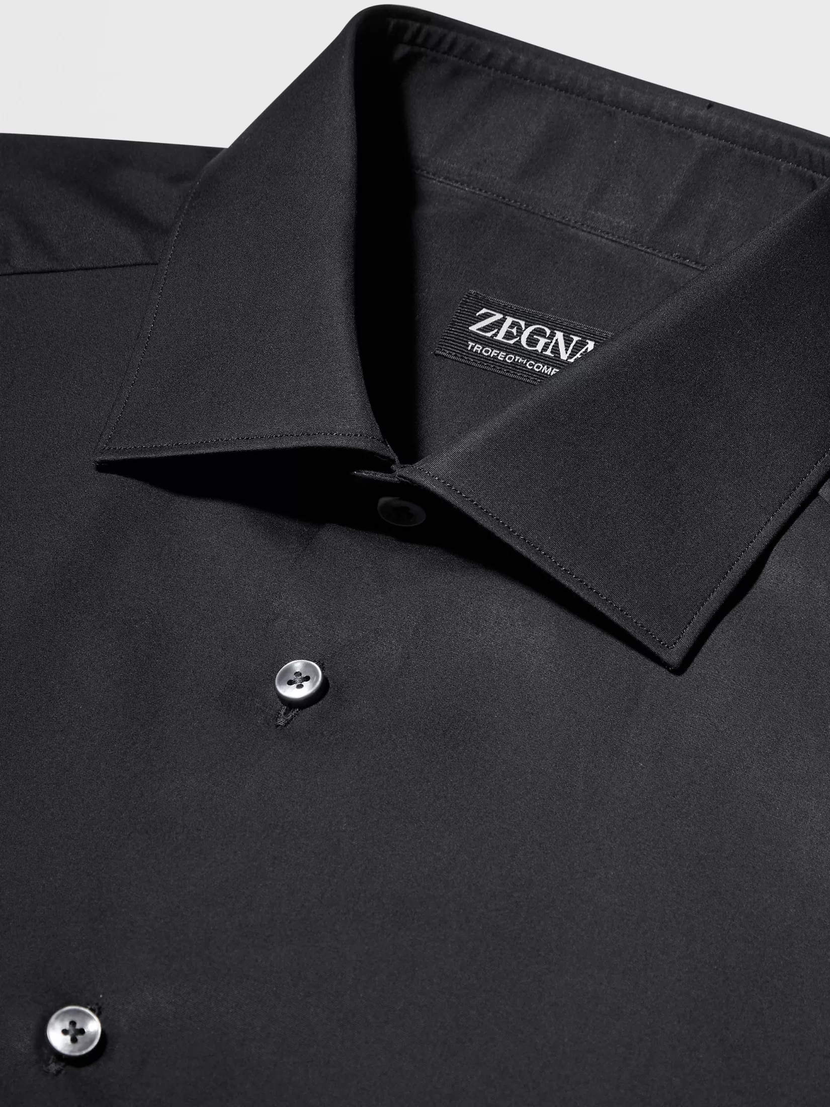 Best Sale ZEGNA Camisa de Algodón Trofeo™ Comfort Color Negro