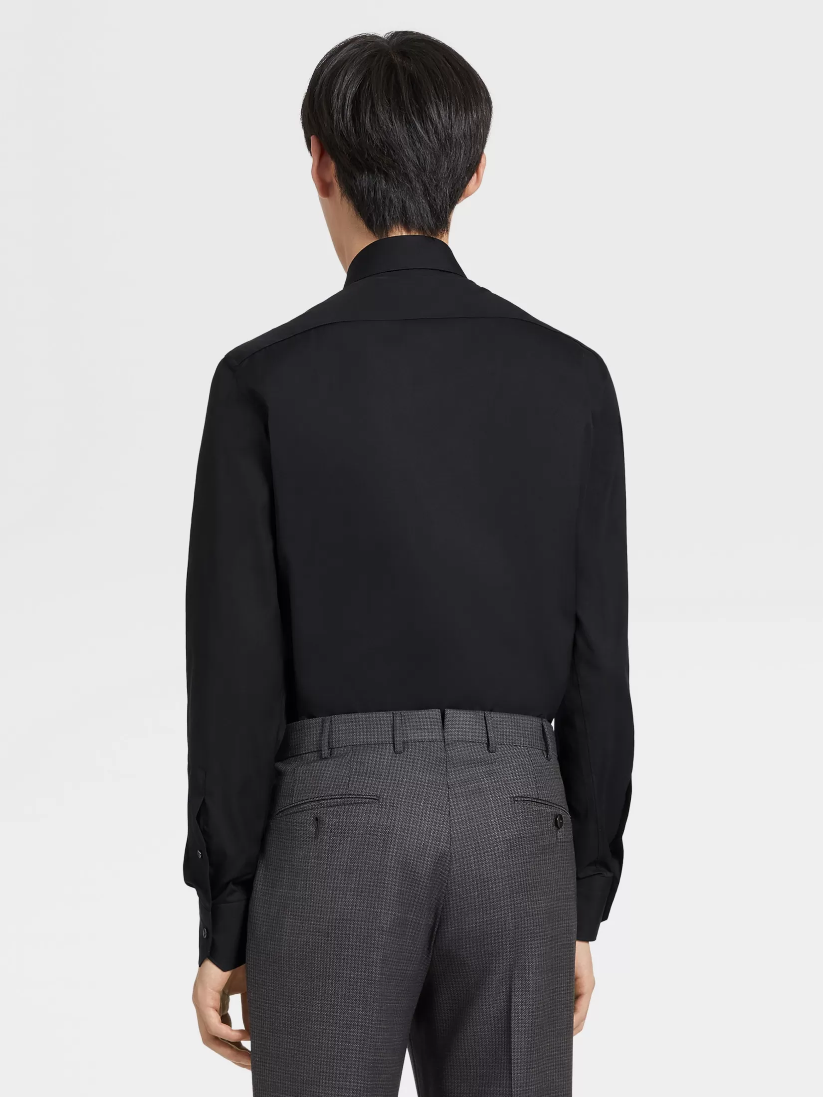 Best Sale ZEGNA Camisa de Algodón Trofeo™ Comfort Color Negro