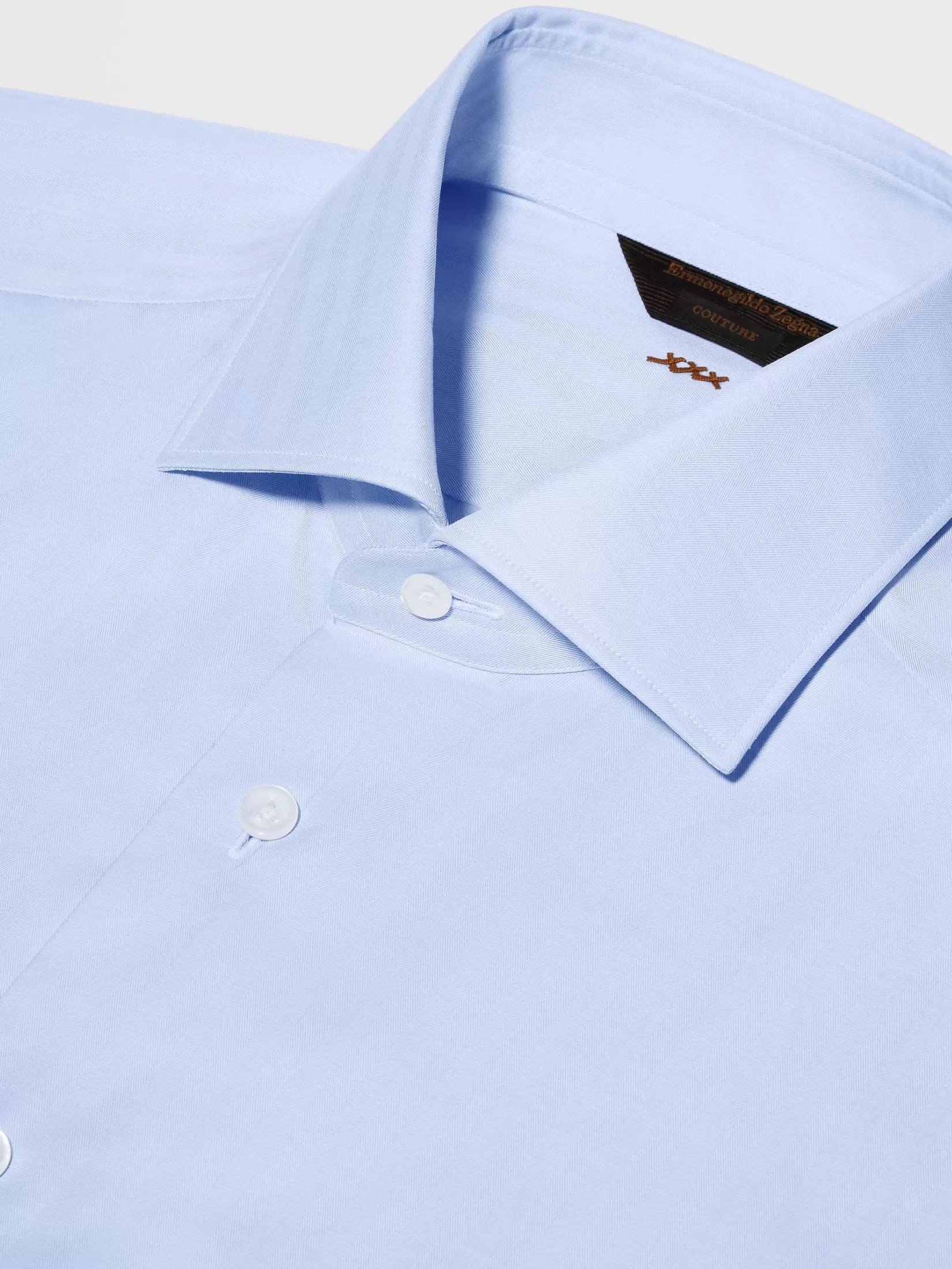 camisa_sartorial_en_algodn_sea_island_de_manga_larga_color_azul_claro_2.webp New ZEGNA Camisa Sartorial en Algodón Sea Island de Manga Larga Color Azul Claro Azulclaro