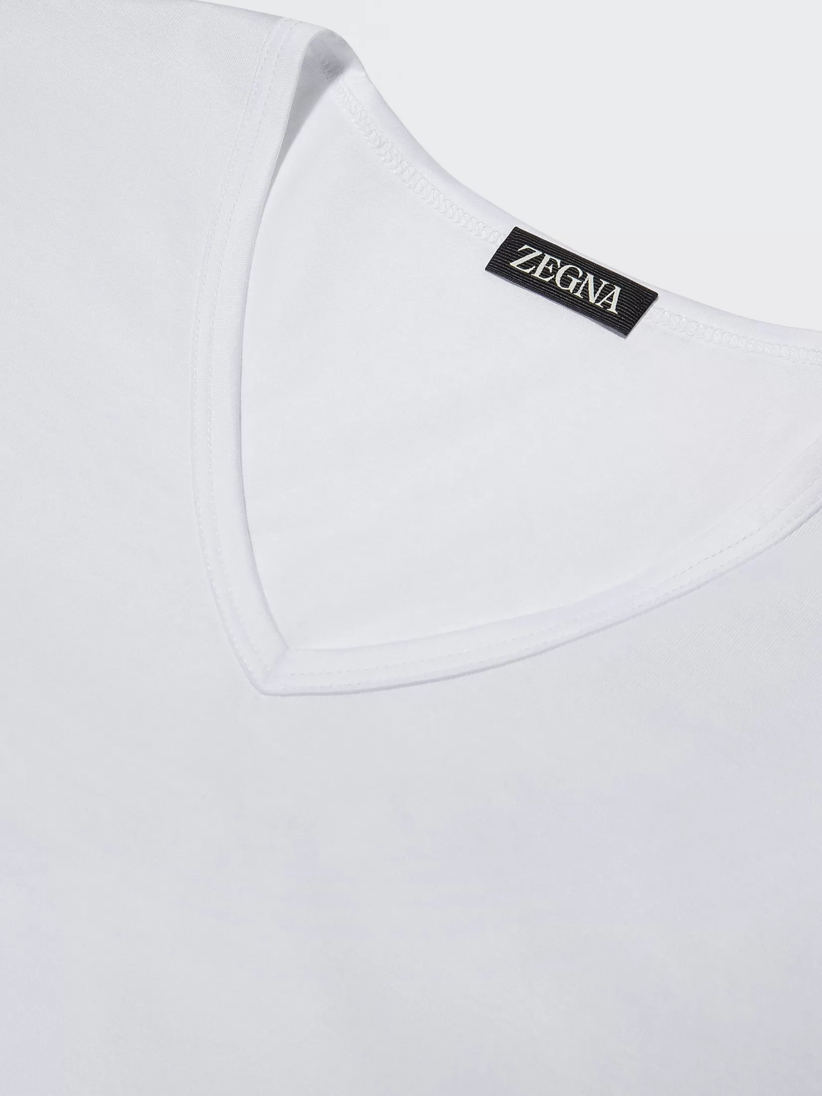 Outlet ZEGNA Camiseta de Algodón Color Blanco