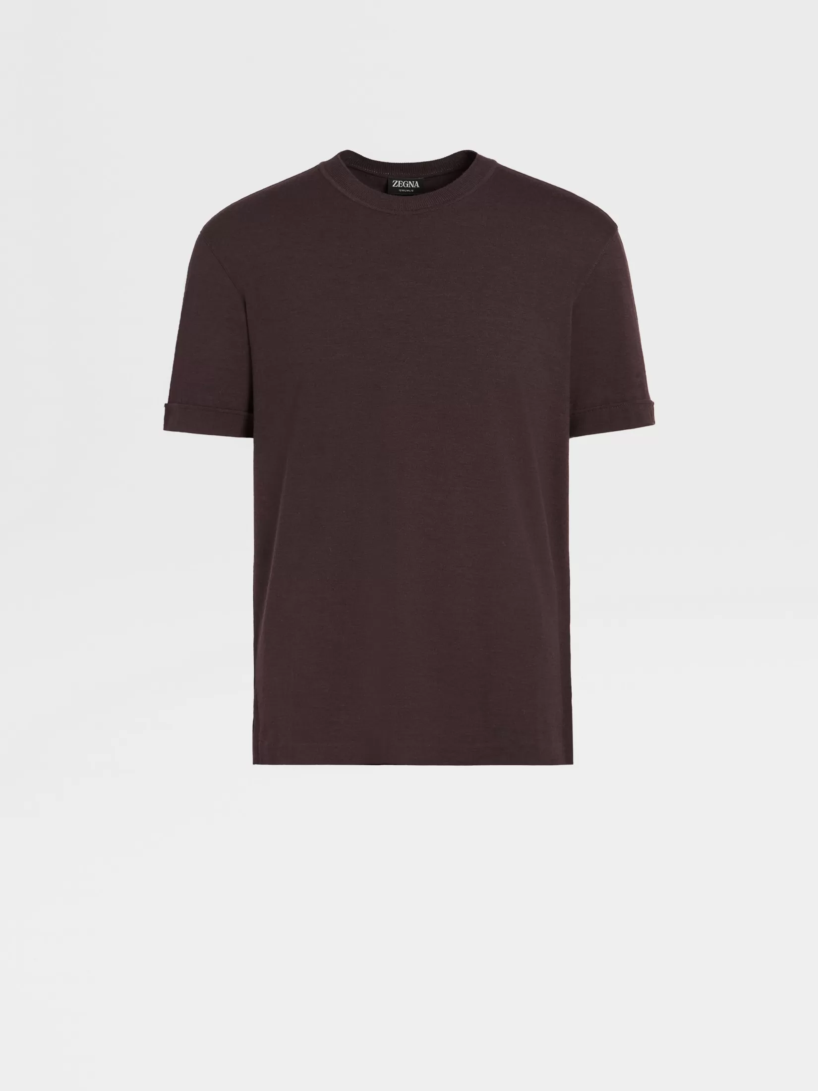 Discount ZEGNA Camiseta de Lana 12milmil12 Vino Mixto Vinomixto