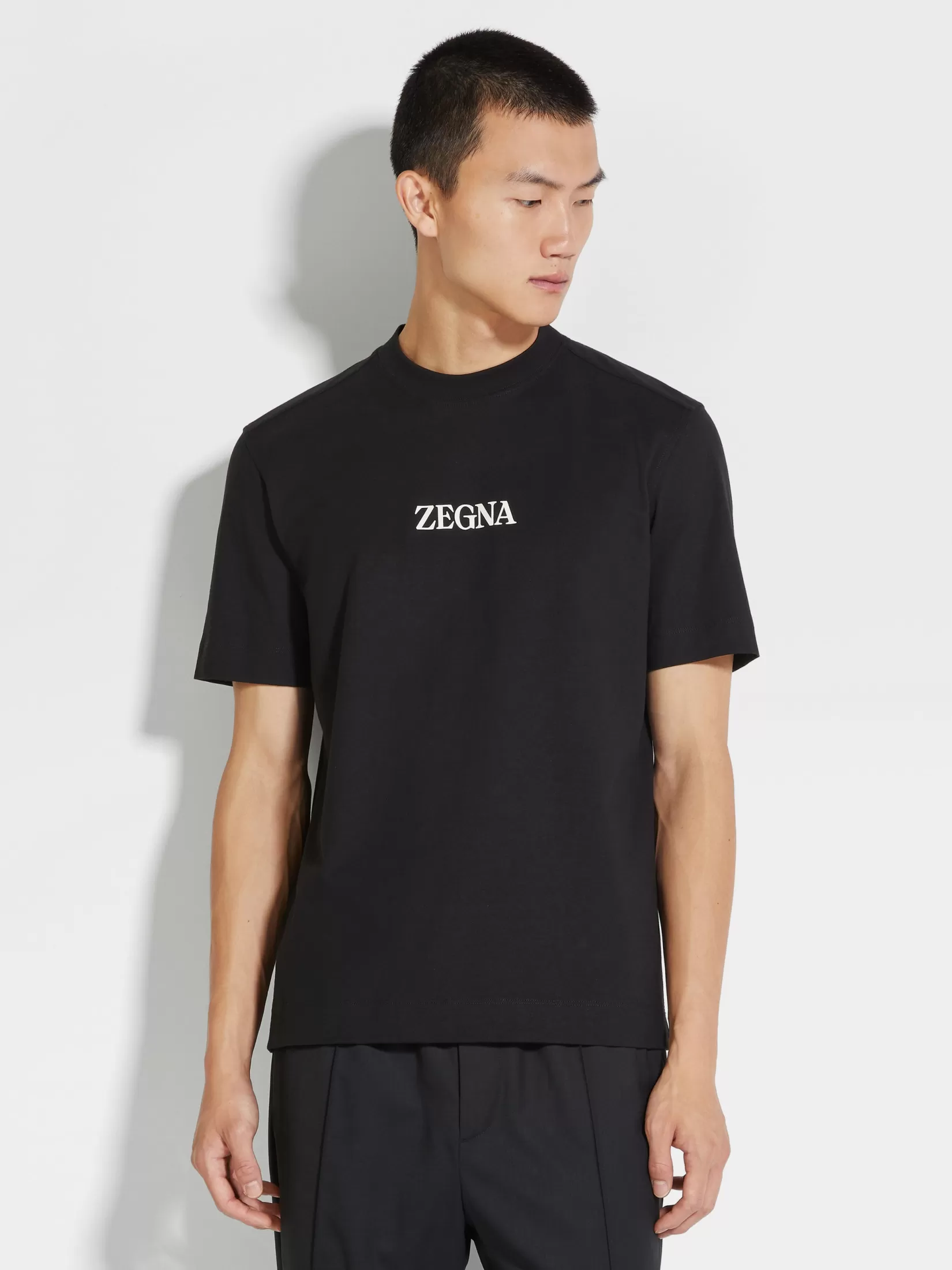 Best ZEGNA Camiseta en Algodón #UseTheExisting™ Color Negro