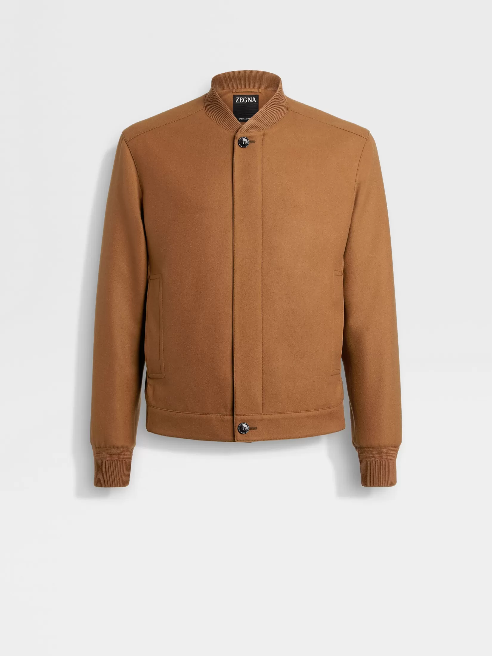 Outlet ZEGNA Chaqueta Bómber en Oasi Cashmere Elements Foliageoscuro