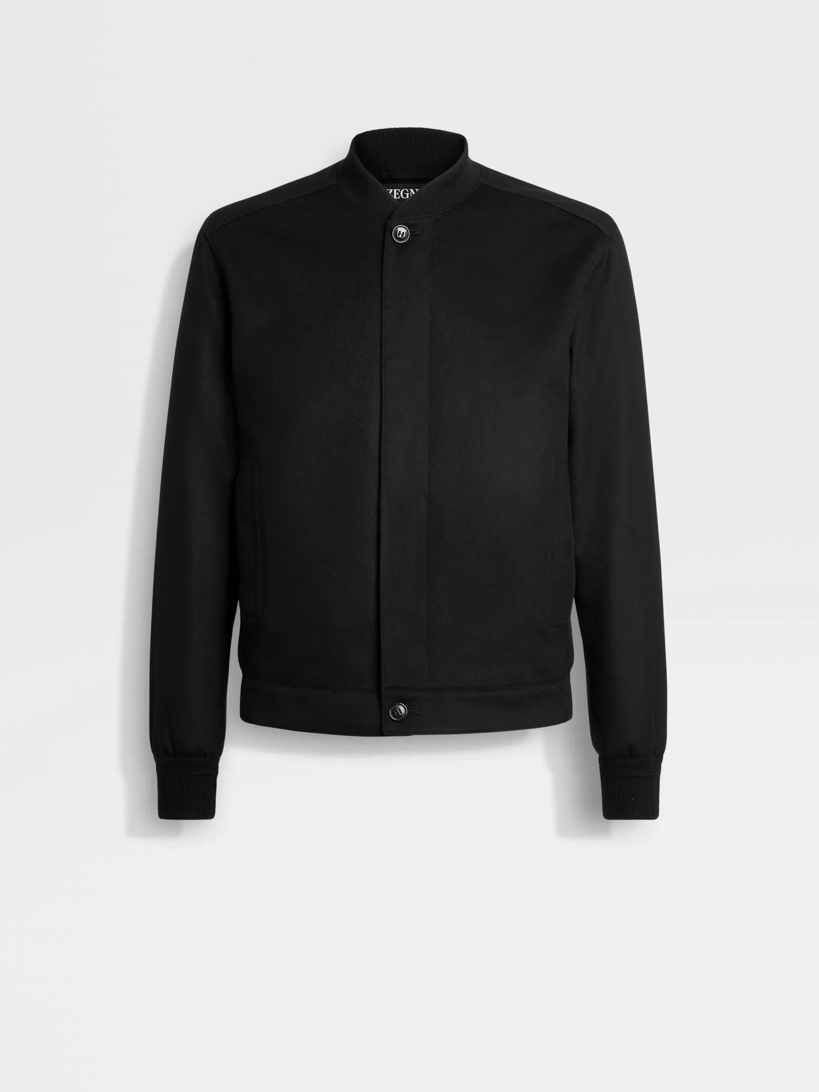 Discount ZEGNA Chaqueta Bómber en Oasi Cashmere Elements Negro