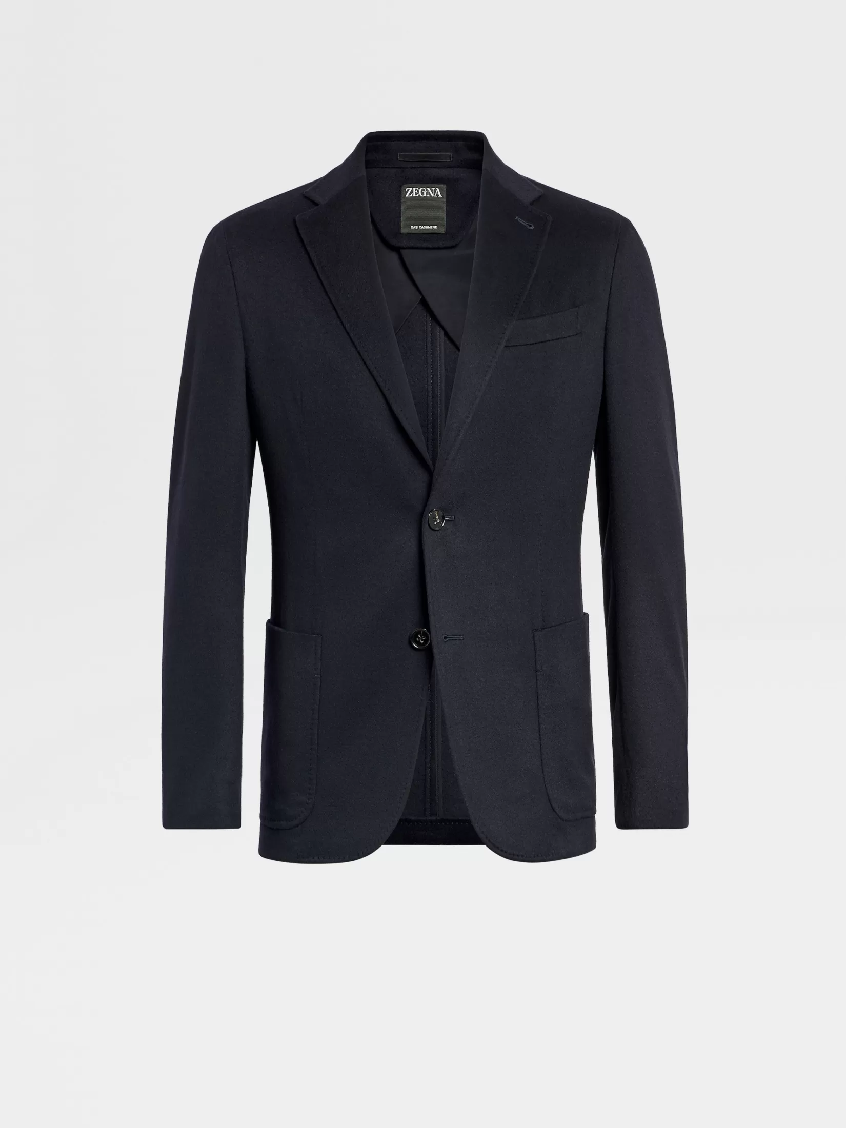 Outlet ZEGNA Chaqueta Camisera en Oasi Cashmere Azul Marino Azulmarino