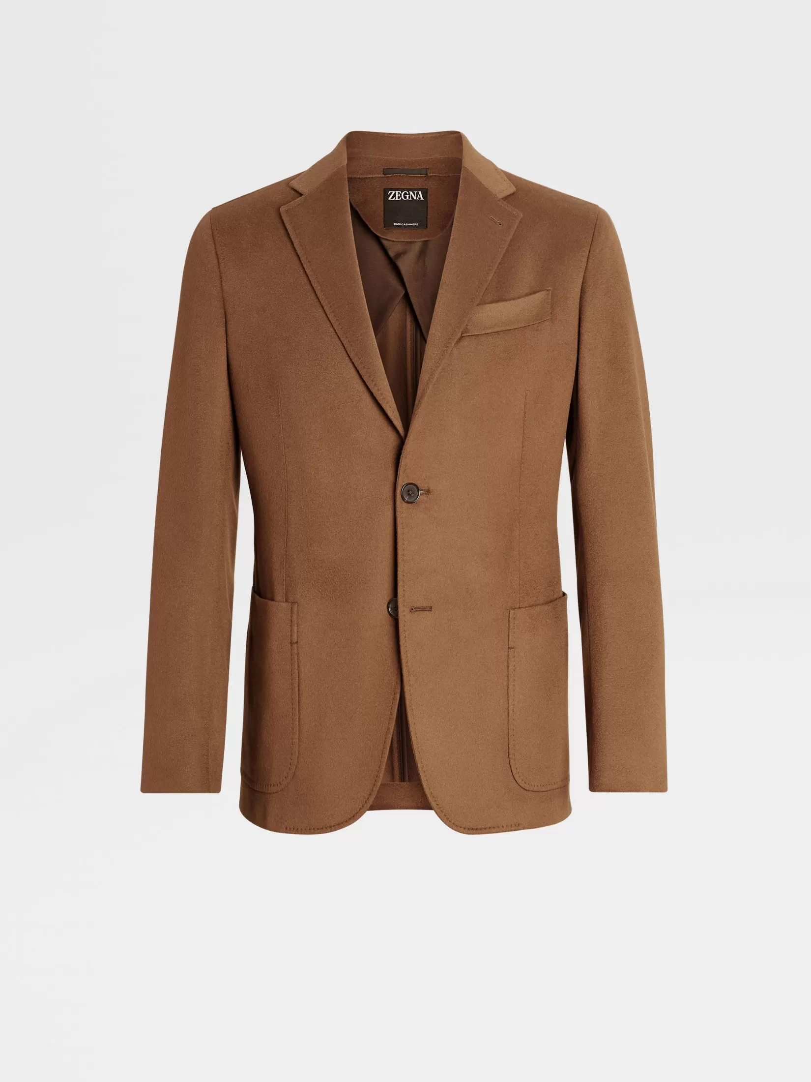Cheap ZEGNA Chaqueta Camisera en Oasi Cashmere Color Foliage Oscuro Foliageoscuro
