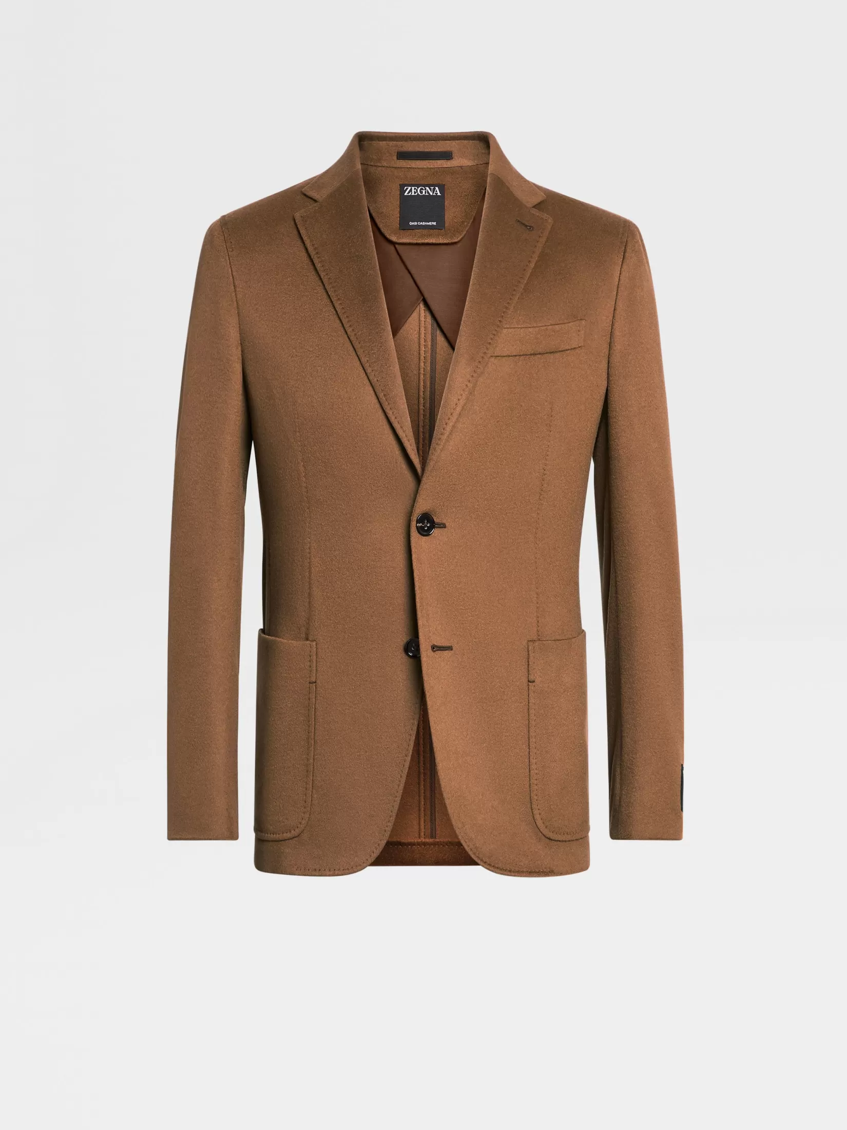 Flash Sale ZEGNA Chaqueta Camisera en Oasi Cashmere Color Foliage Oscuro Foliageoscuro