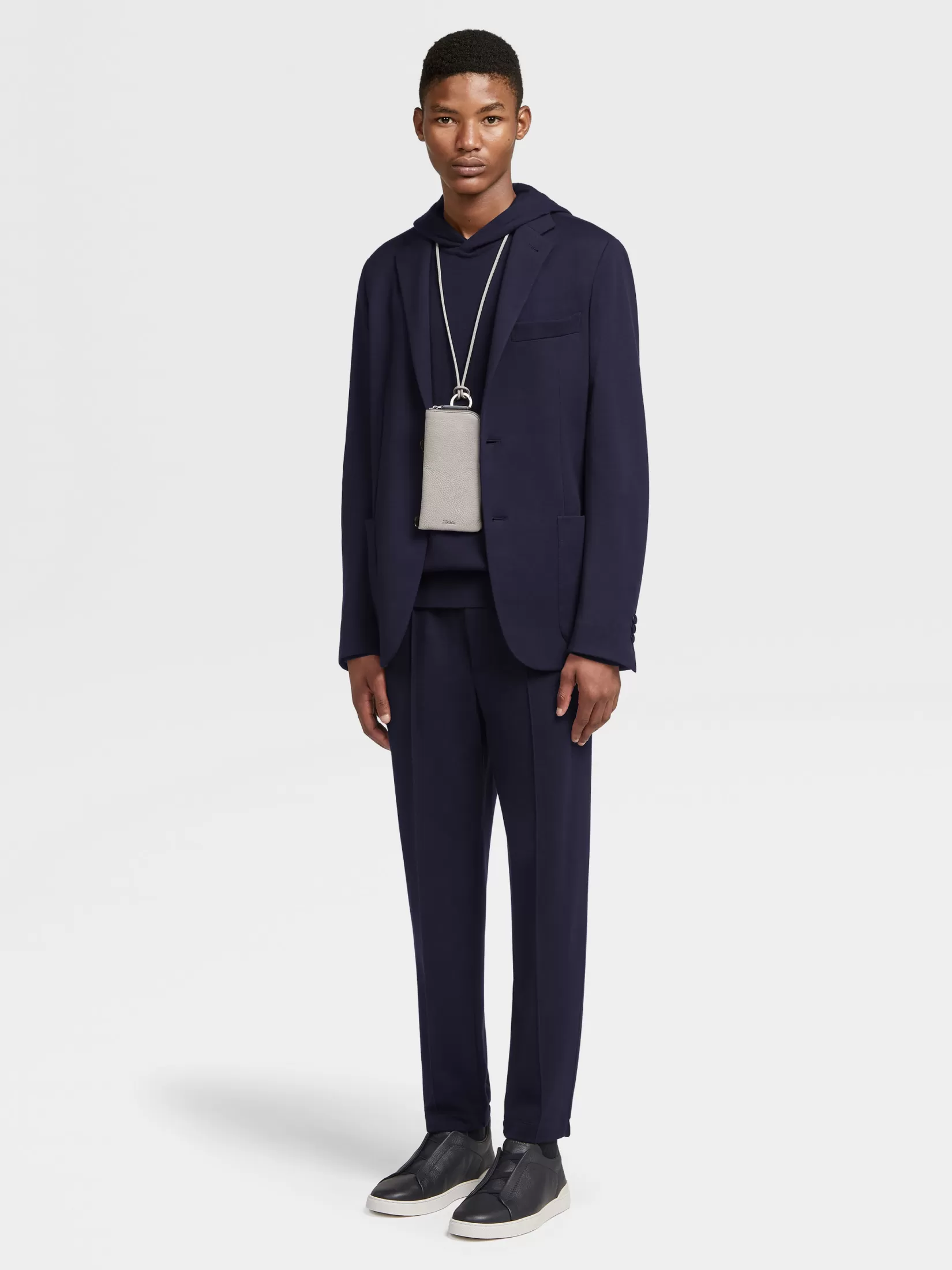 New ZEGNA Chaqueta Camisera 12milmil12 Color Azul Marino Azulmarino