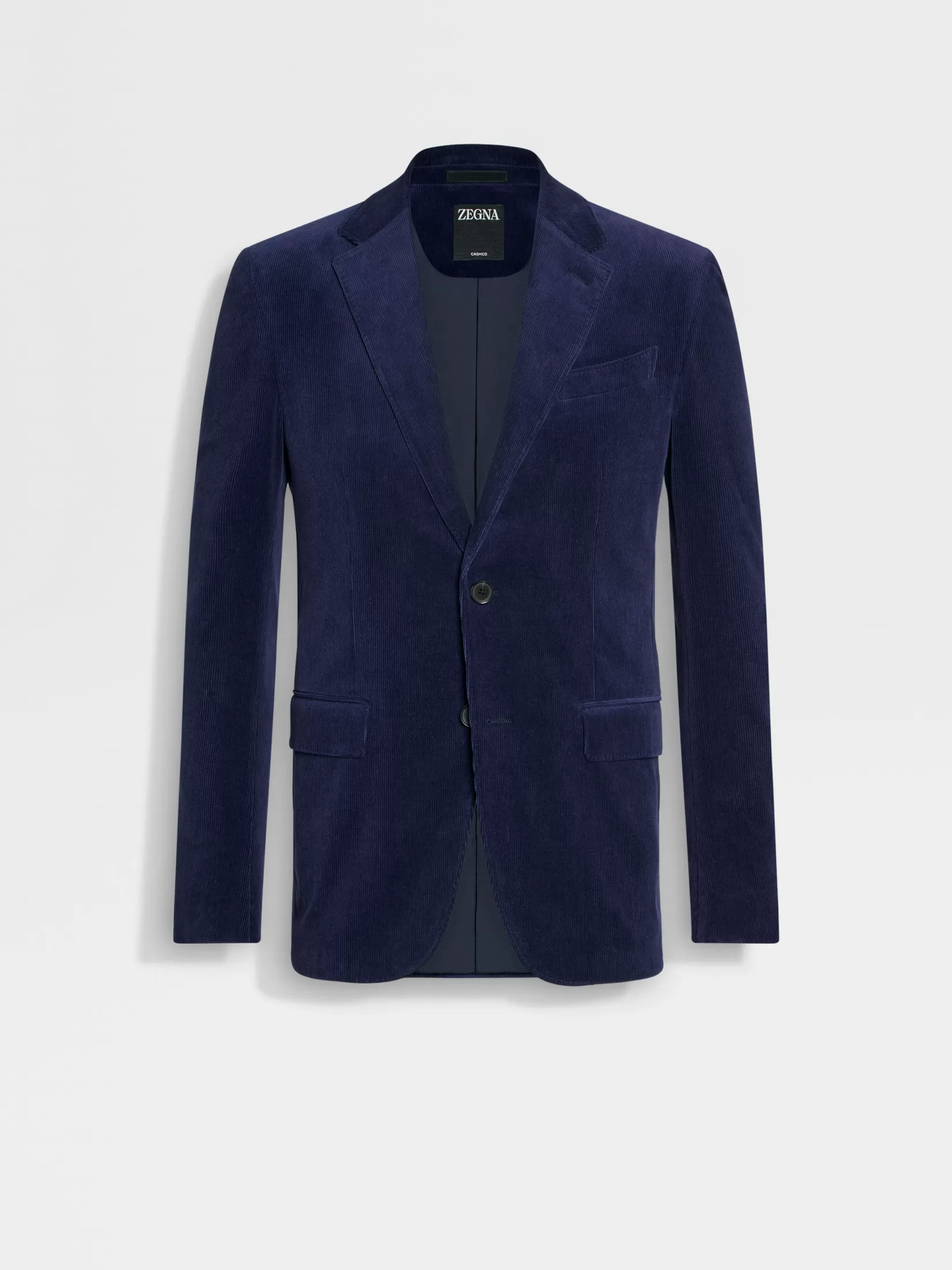Hot ZEGNA Chaqueta en Cashco Color Azul Tinta AzulTinta