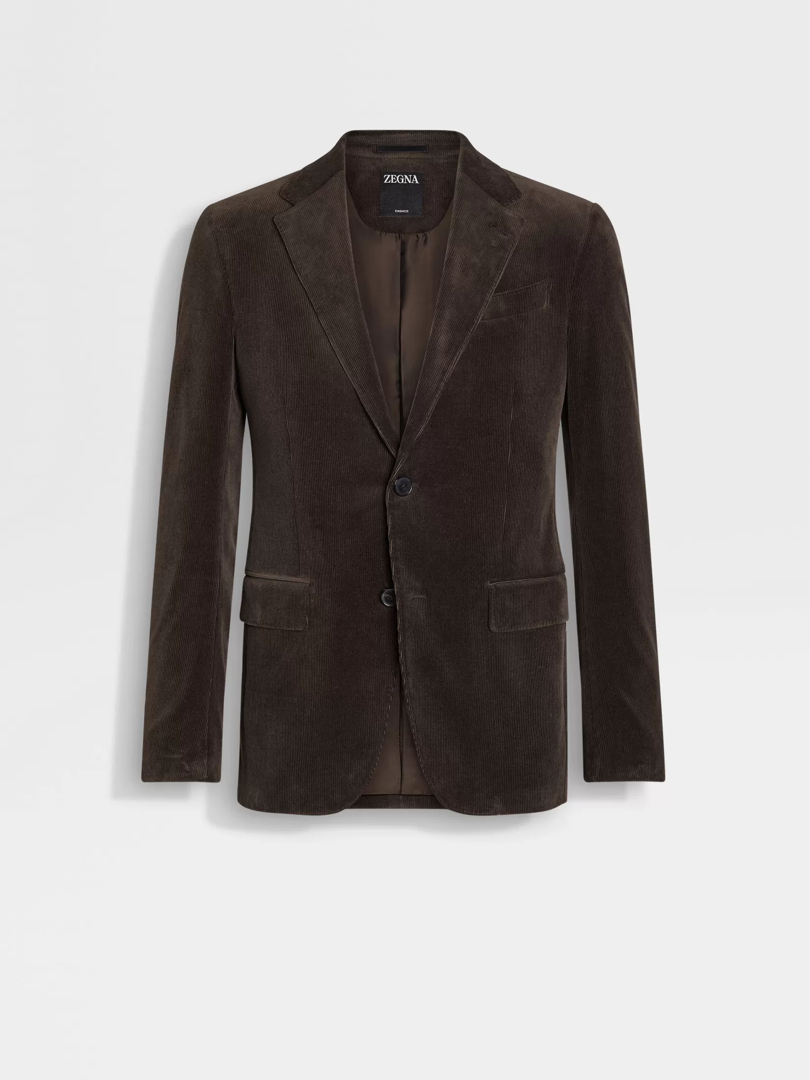 Outlet ZEGNA Chaqueta en Cashco Marrón Oscuro Marrónoscuro