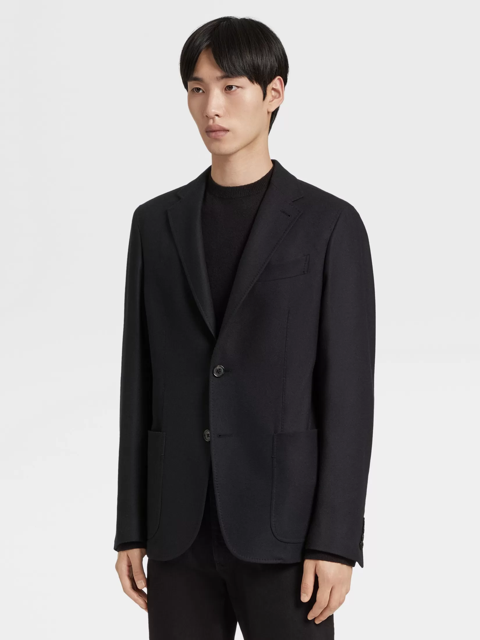 Flash Sale ZEGNA Chaqueta en Trofeo Cashmere Color Negro