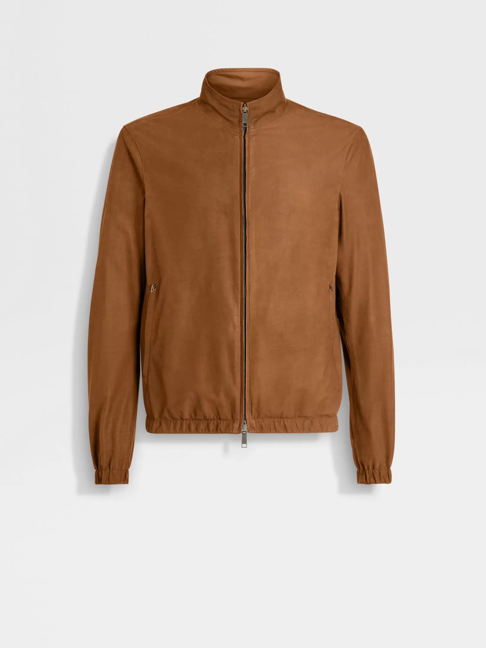 Online ZEGNA Chaqueta Fina Reversible de Nobuk Foliageoscuro