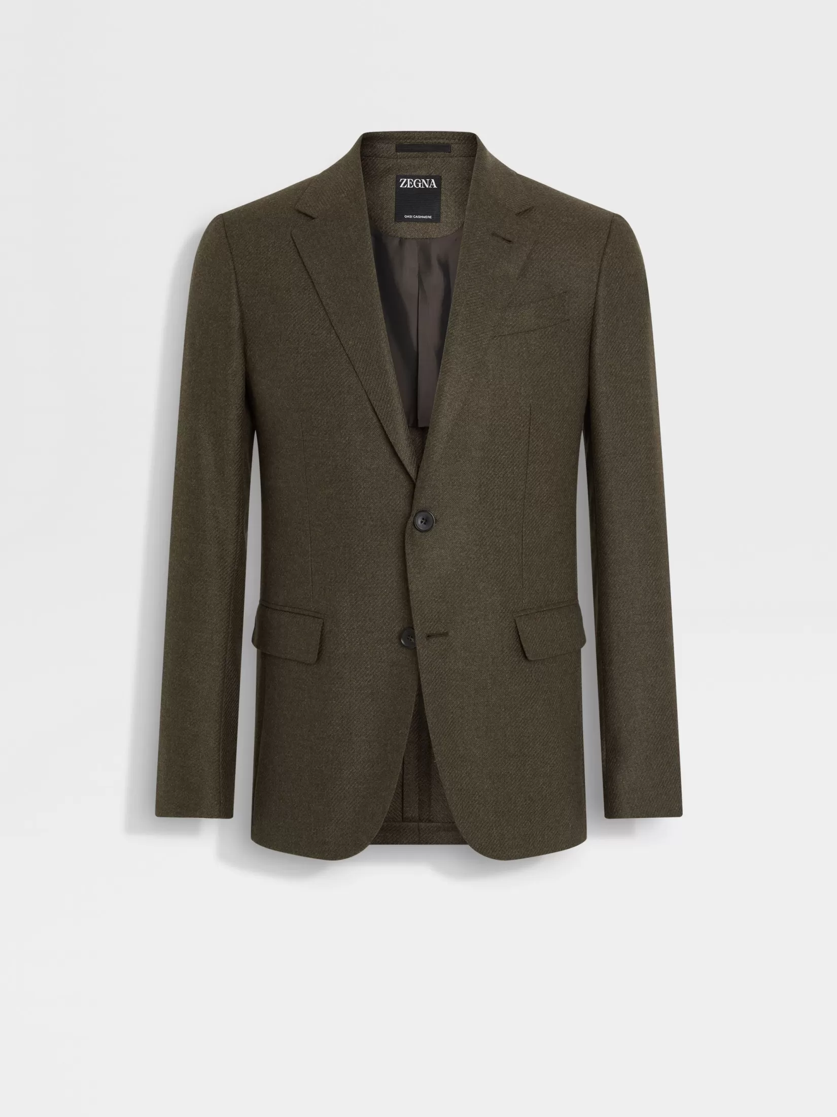 Flash Sale ZEGNA Chaqueta Oasi Cashmere en Caqui Jaspeado Caquijaspeado