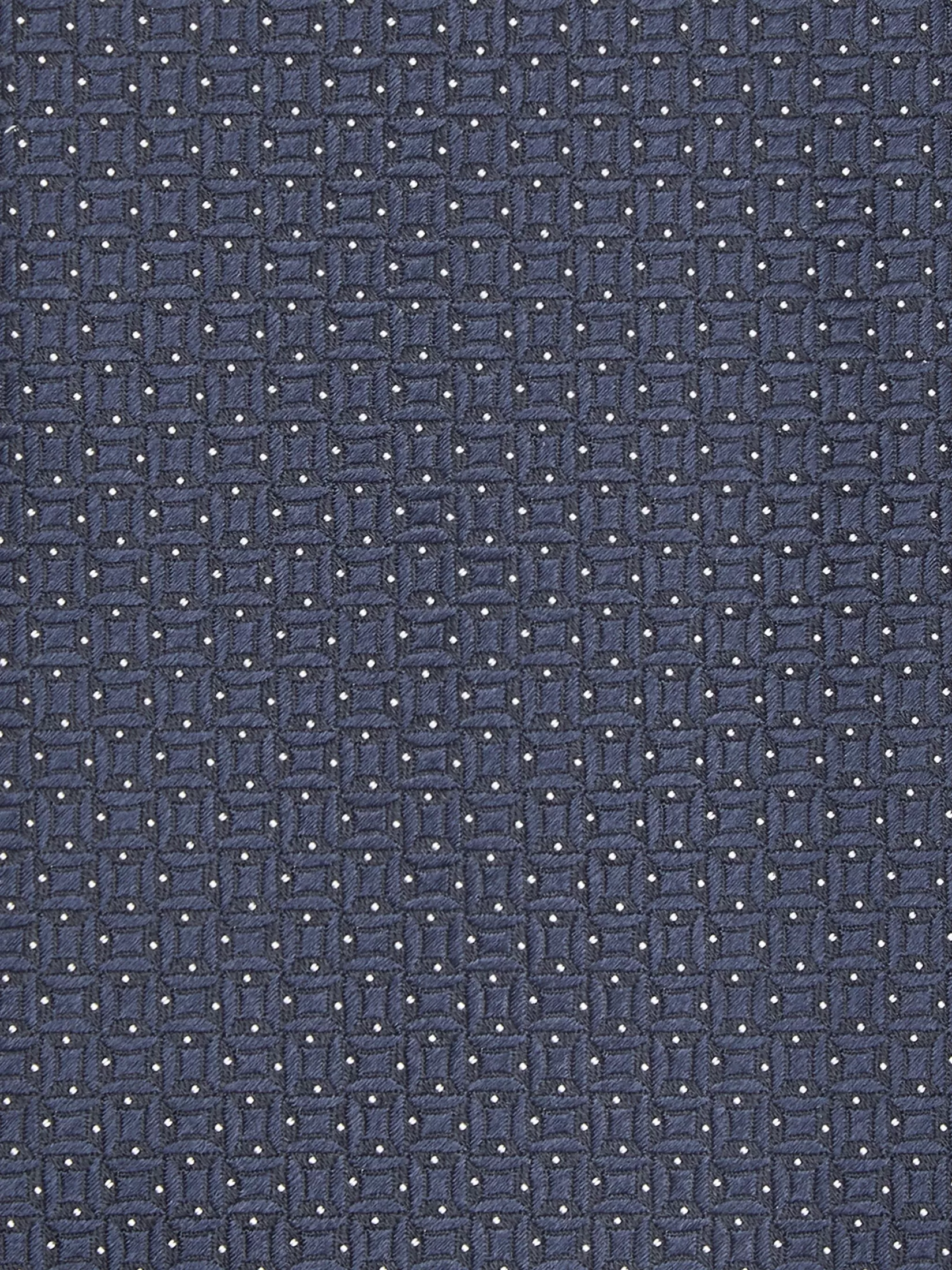 Clearance ZEGNA Corbata de Seda CENTO FILI Color Azul Oscuro Azuloscuro