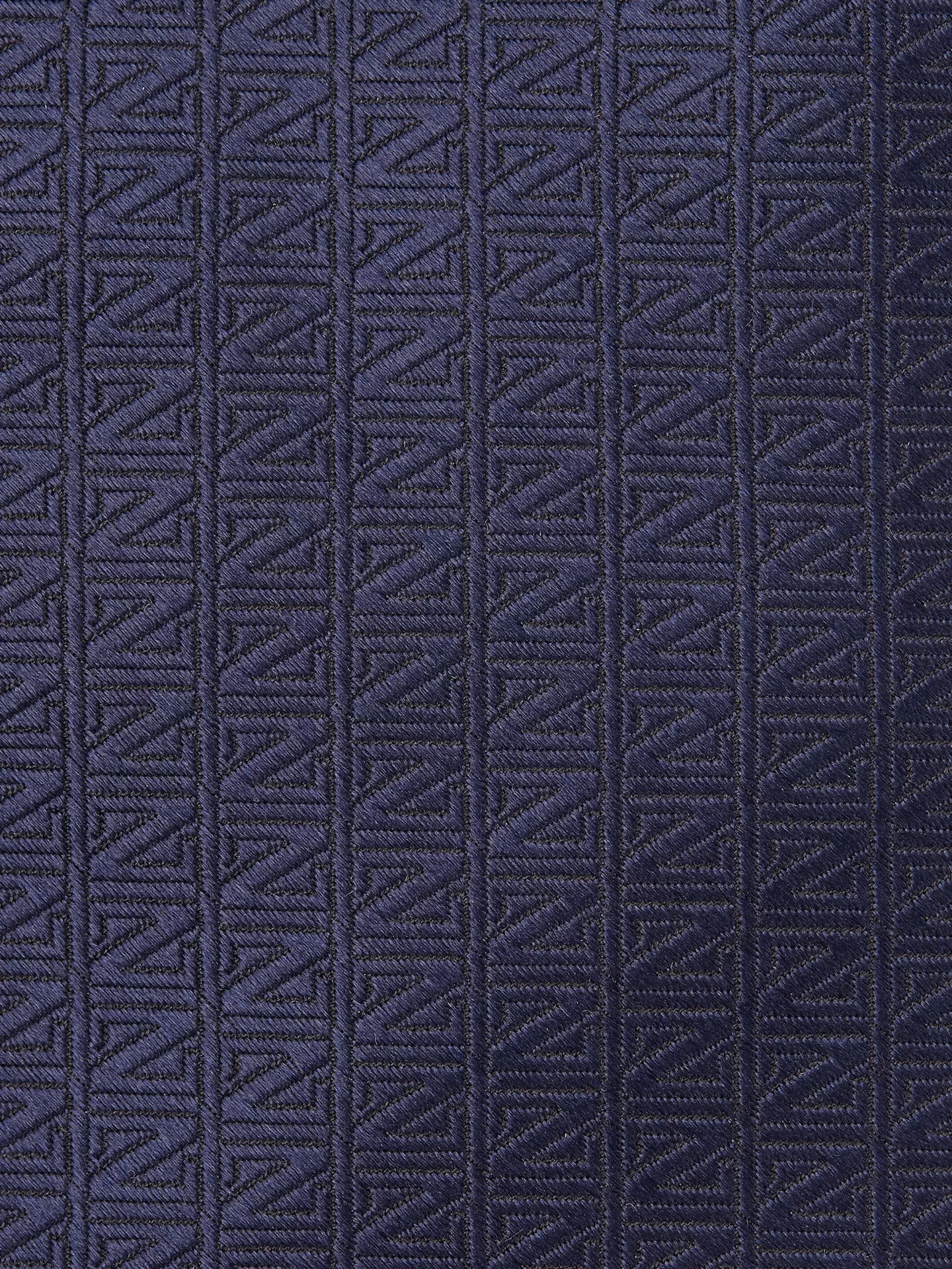 Outlet ZEGNA Corbata en Natural Silk Color Azul Oscuro Azuloscuro