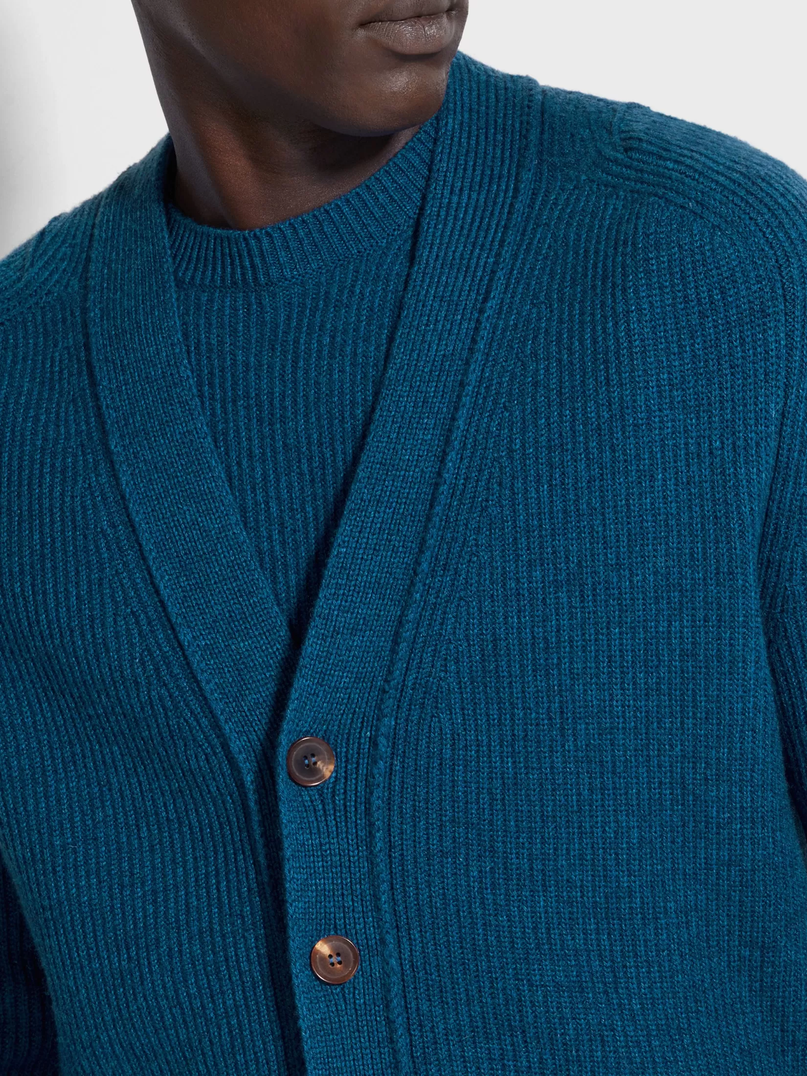 Best ZEGNA Cárdigan en Oasi Cashmere Verde Azulado Brillante Verdeazuladobrillante