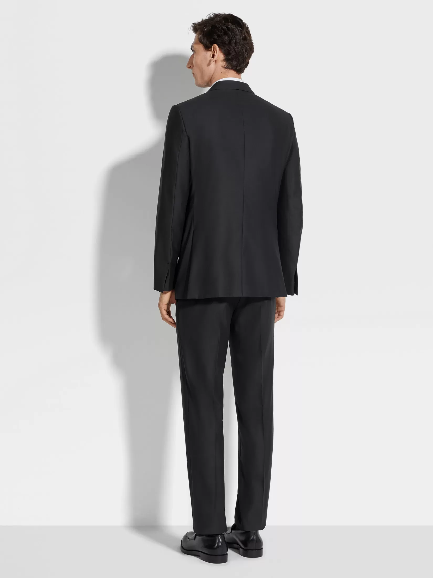 Hot ZEGNA Esmoquin en Lana y Seda Trofeo™ 600 Color Negro