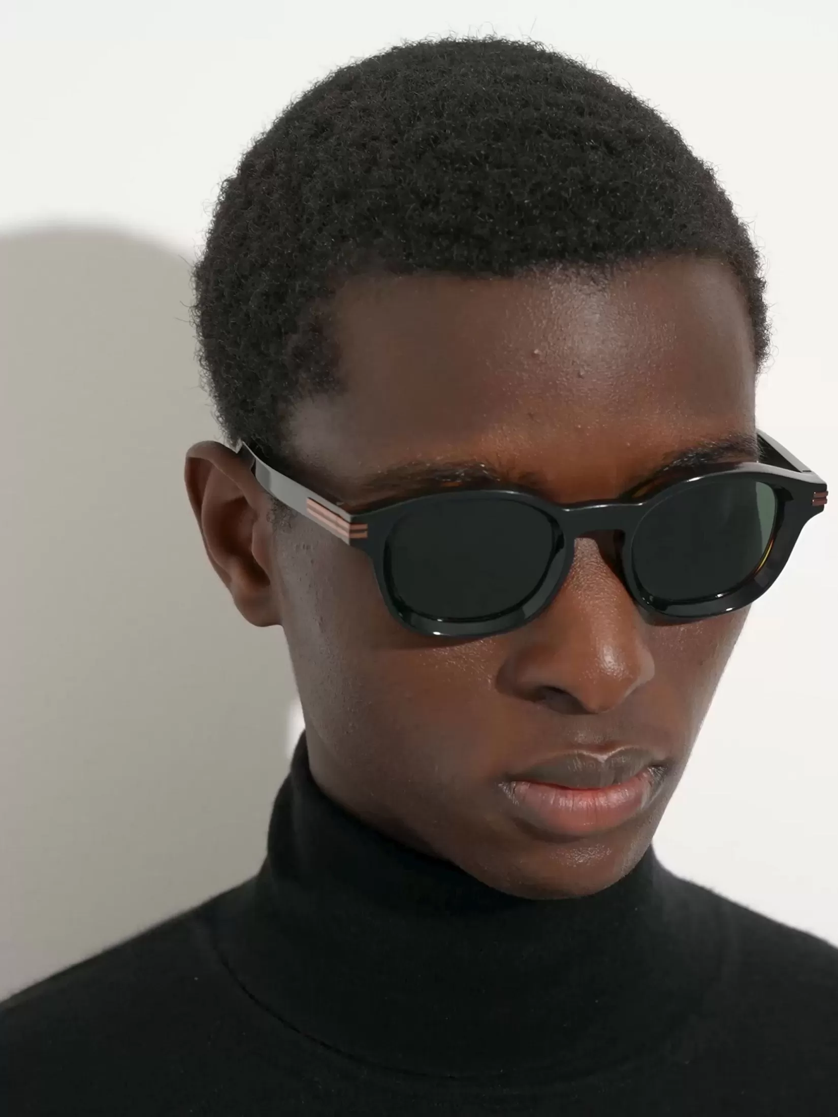 Clearance ZEGNA Gafas de Sol Aurora I en Acetato Color Negro y Habana Negro/Habana