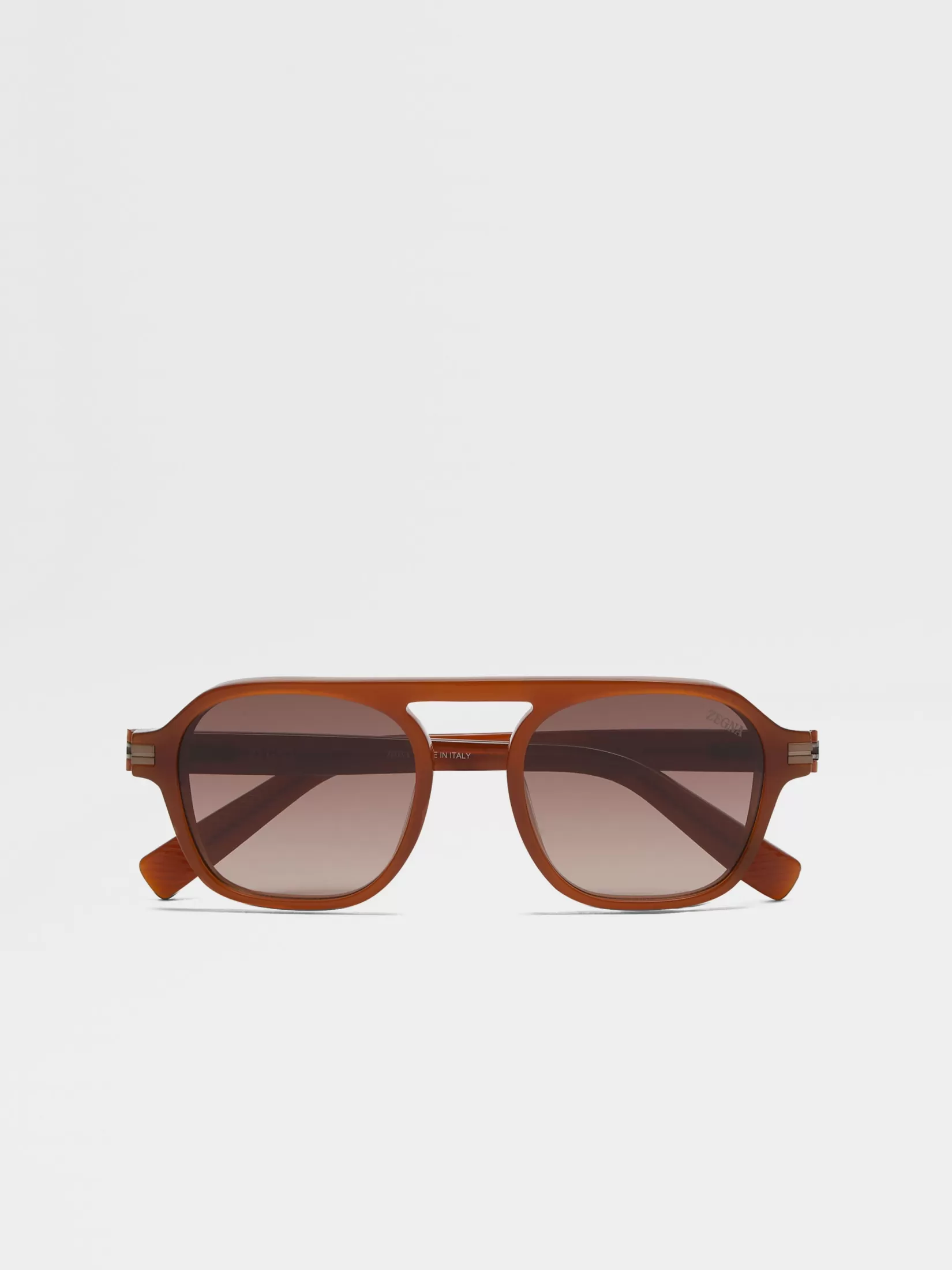 Best ZEGNA Gafas de Sol Aurora II en Acetato Color Foliage