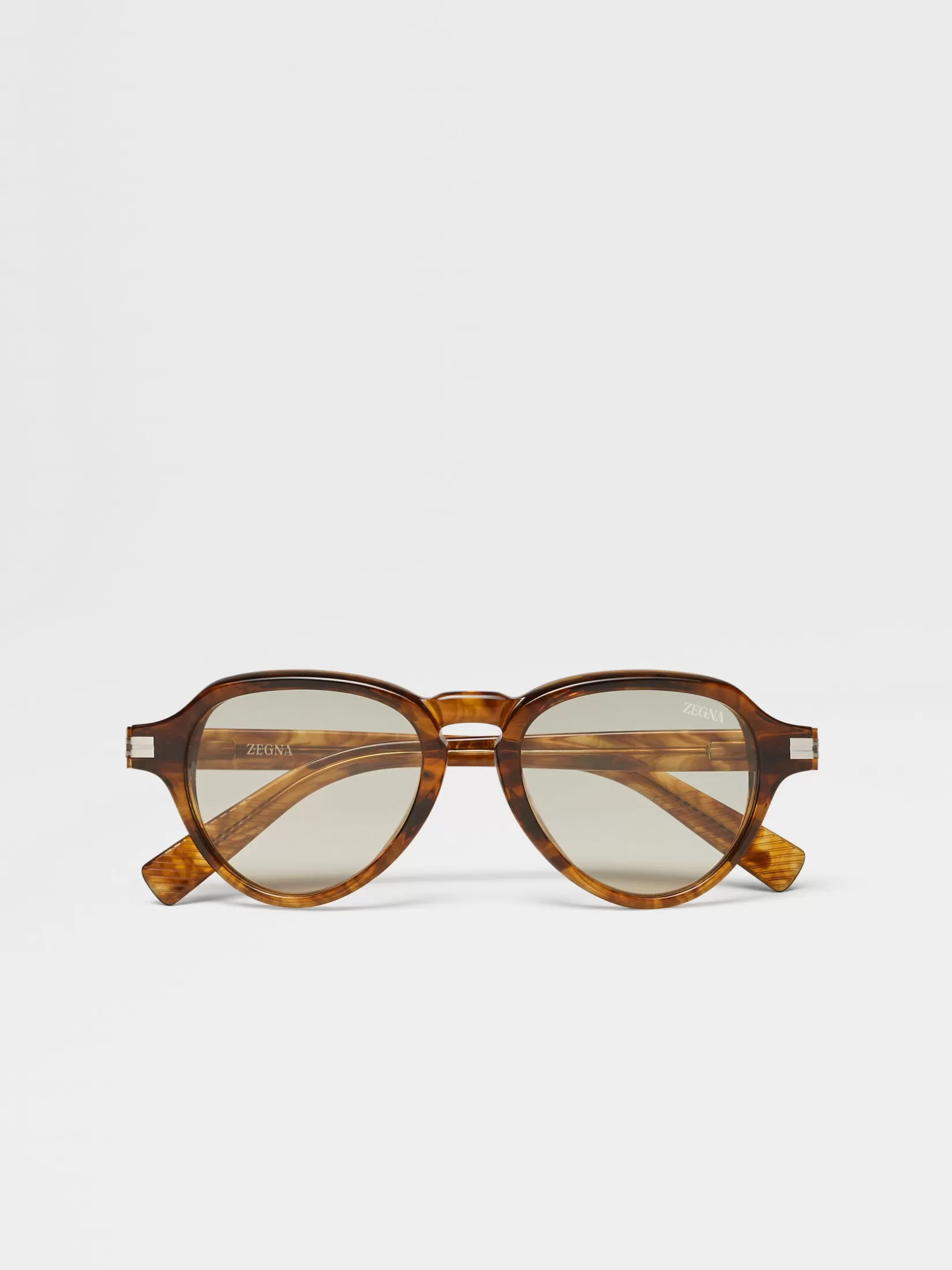 Clearance ZEGNA Gafas de Sol en Acetato Amarillo Transparente Amarillotransparente