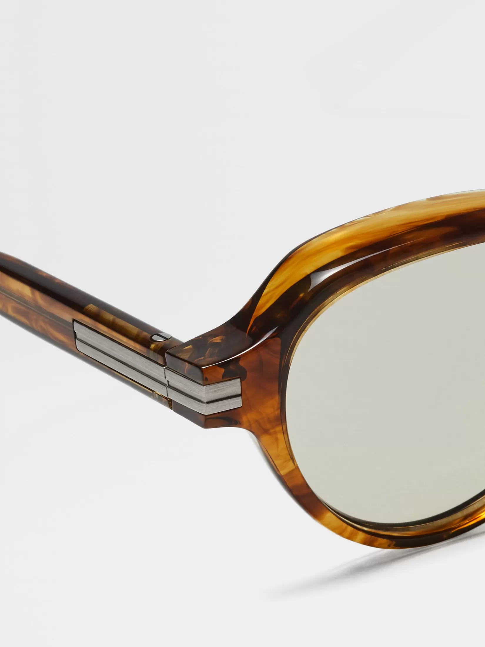 Clearance ZEGNA Gafas de Sol en Acetato Amarillo Transparente Amarillotransparente