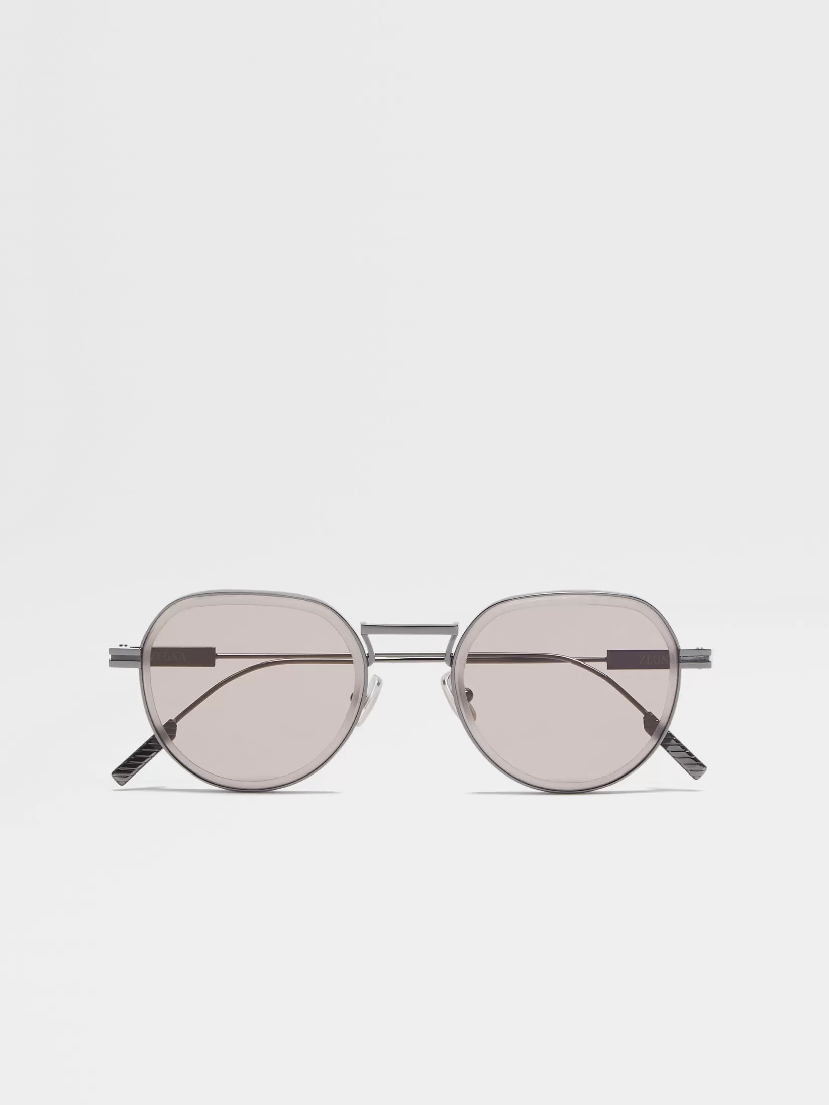 Best ZEGNA Gafas de Sol en Metal Gris Plomizo Grisplomizo