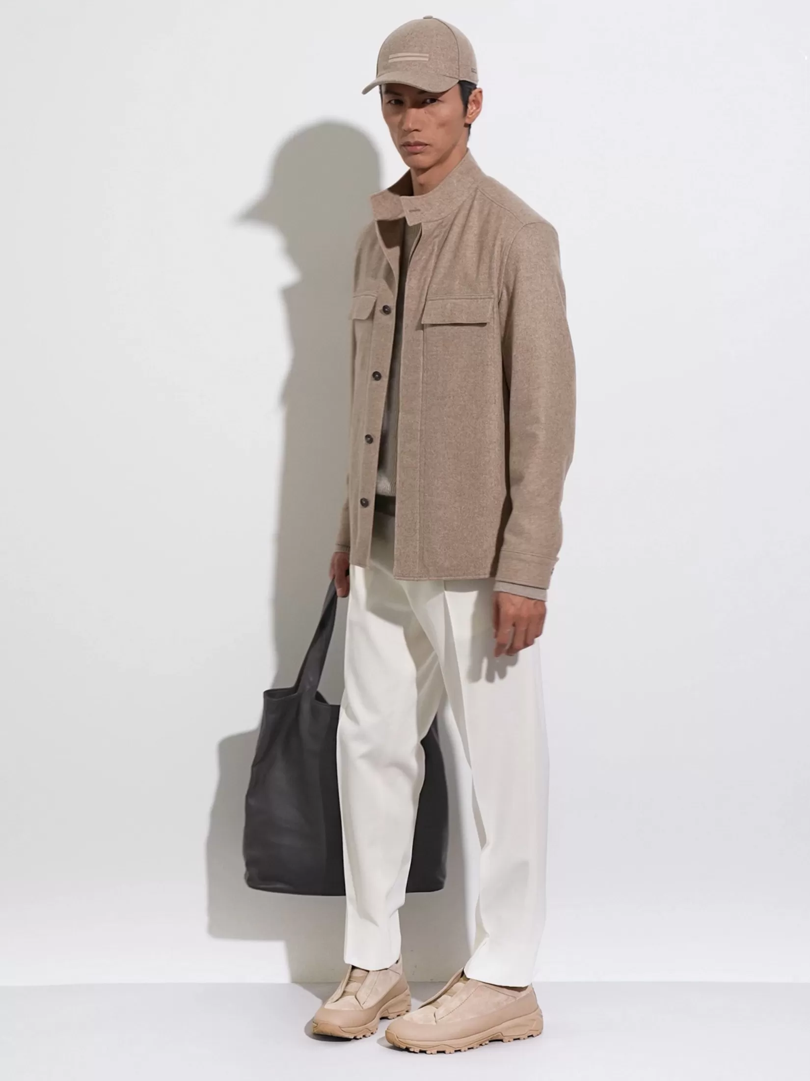 Best Sale ZEGNA Gorra de Béisbol en Oasi Cashmere Color Beige