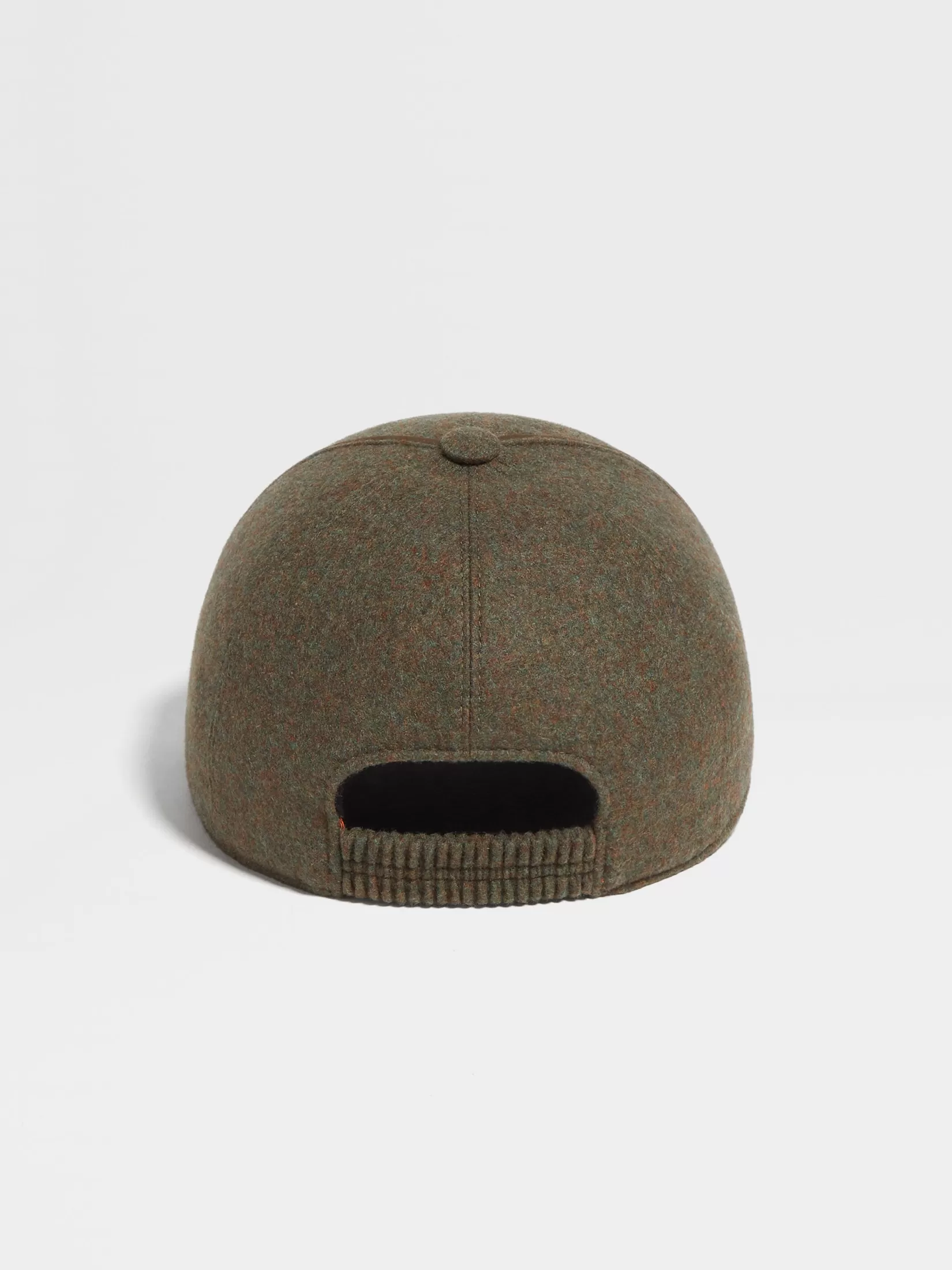 Sale ZEGNA Gorra de Béisbol en Oasi Cashmere Color Verde Militar Jaspeado Verdemilitarjaspeado