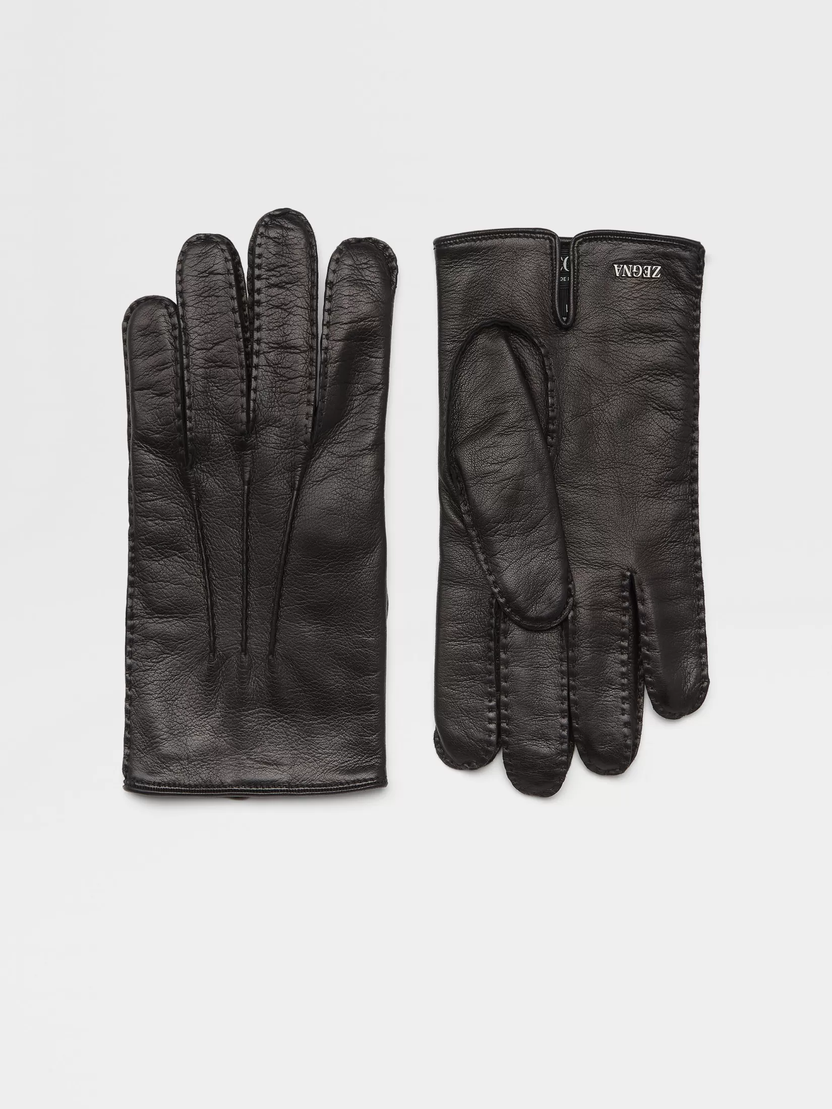 Outlet ZEGNA Guantes de Piel Color Negro