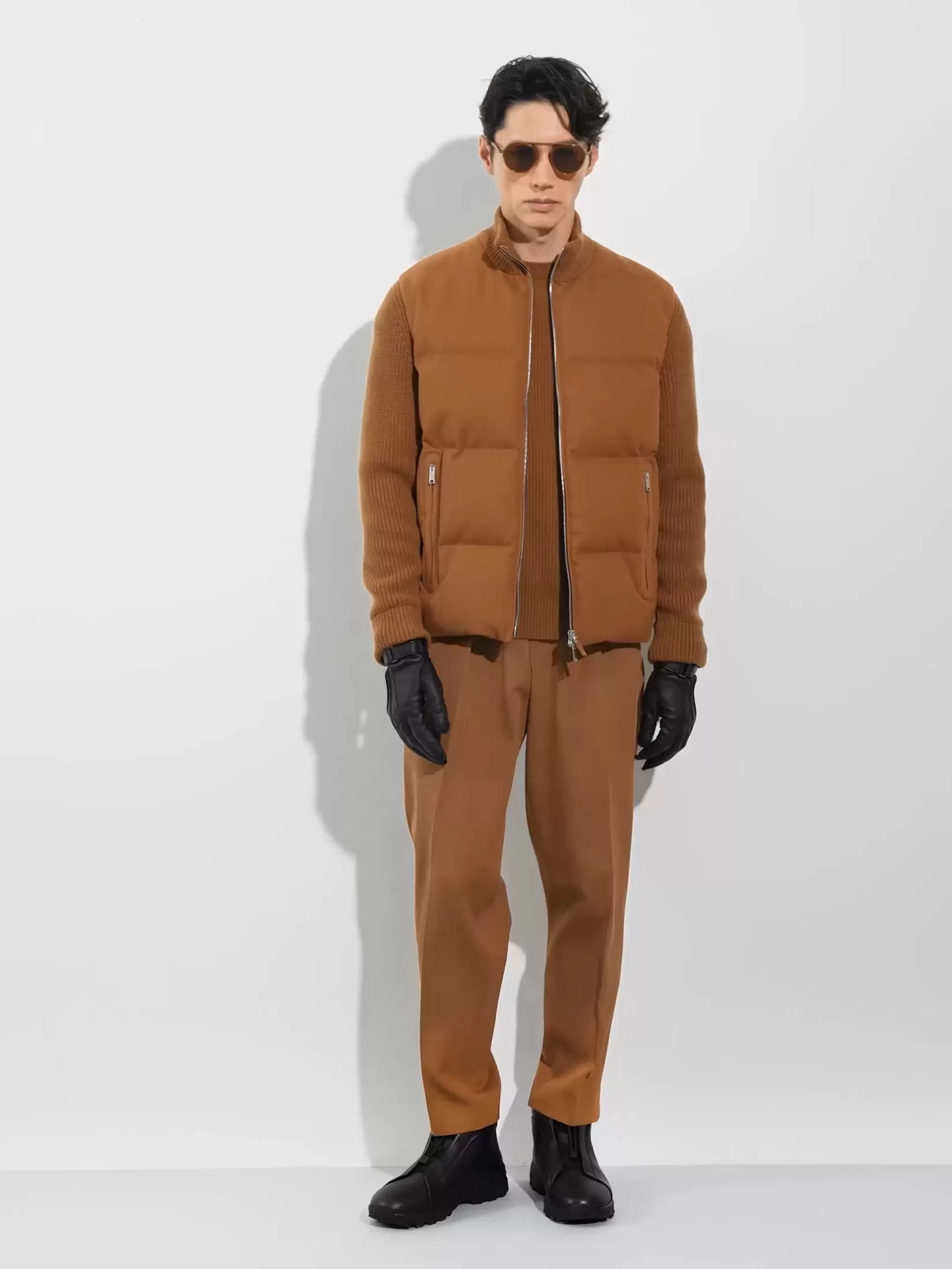 Flash Sale ZEGNA Guantes en Piel de Ciervo Color Negro