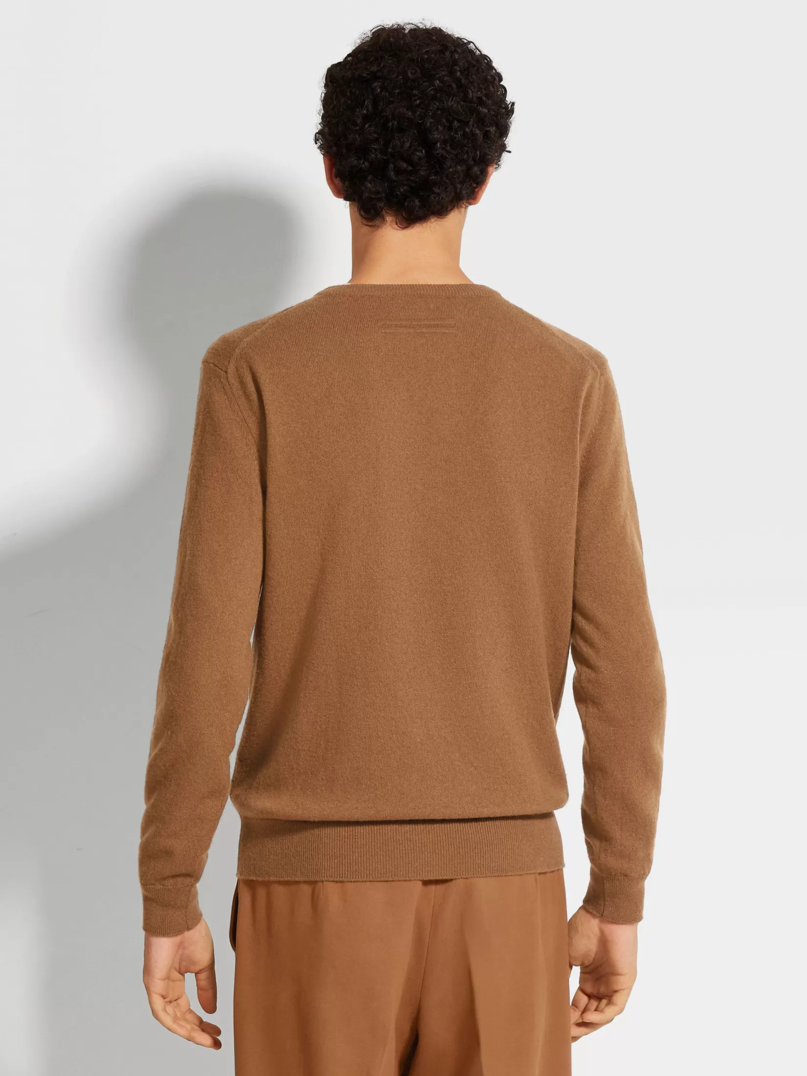 Fashion ZEGNA Jersey de Cuello Redondo en Oasi Cashmere Color Foliage Oscuro Mixto Foliageoscuromixto