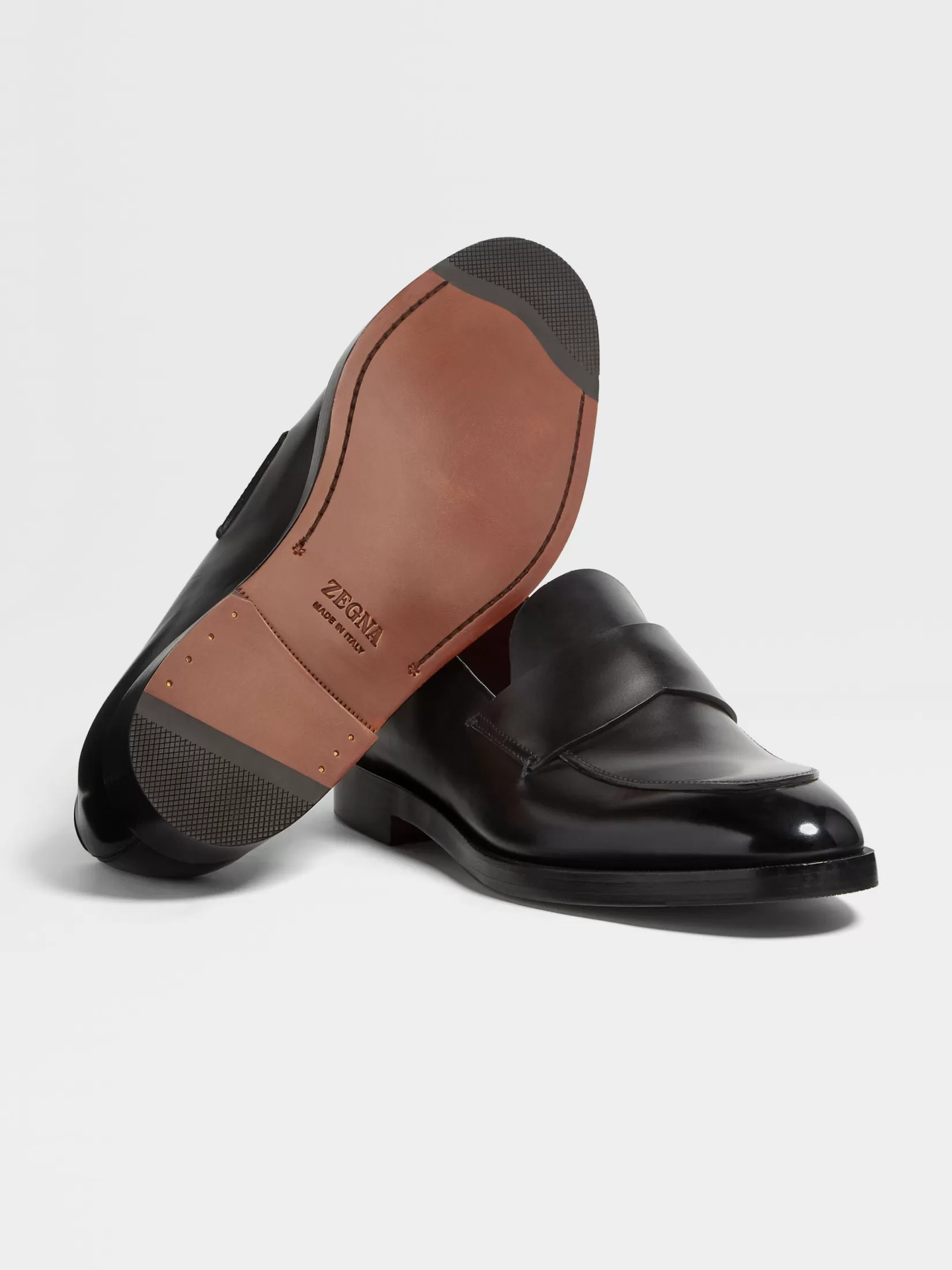 Sale ZEGNA Mocasines Torino de Piel Color Negro