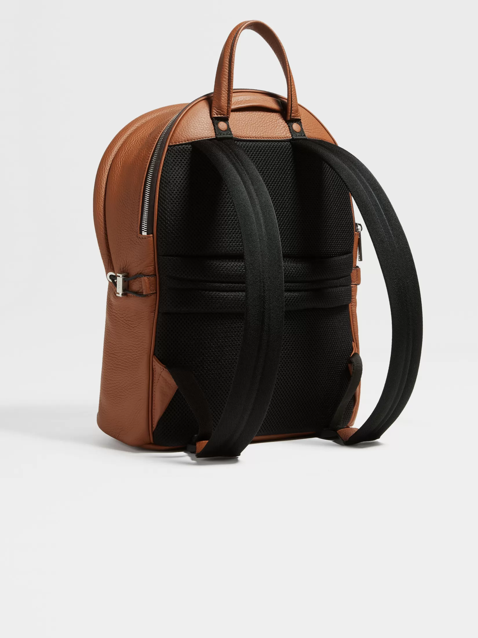 Outlet ZEGNA Mochila Hoodie en Piel de Ciervo Color Foliage