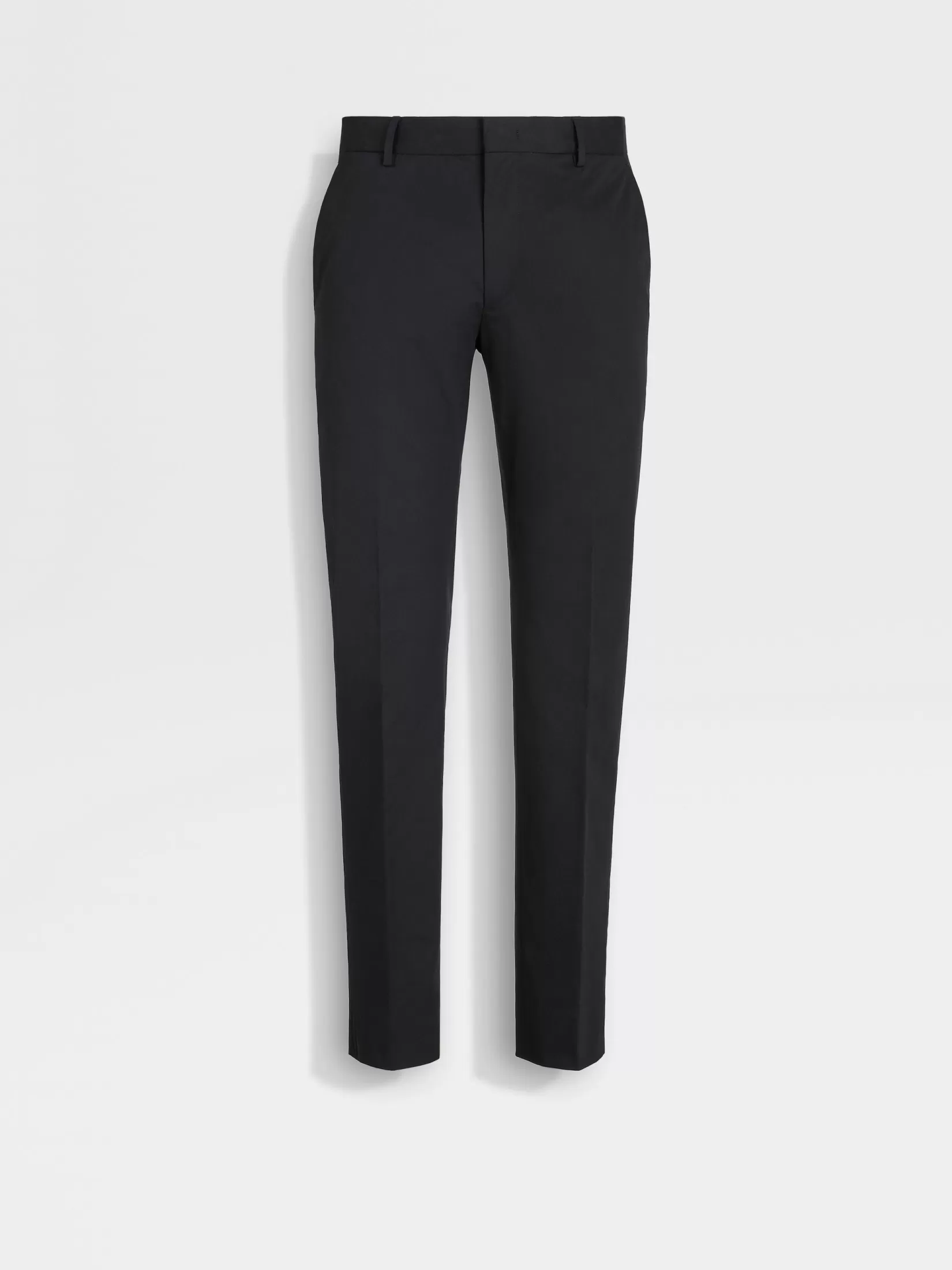 Store ZEGNA Pantalones de Algodón Elástico Color Negro