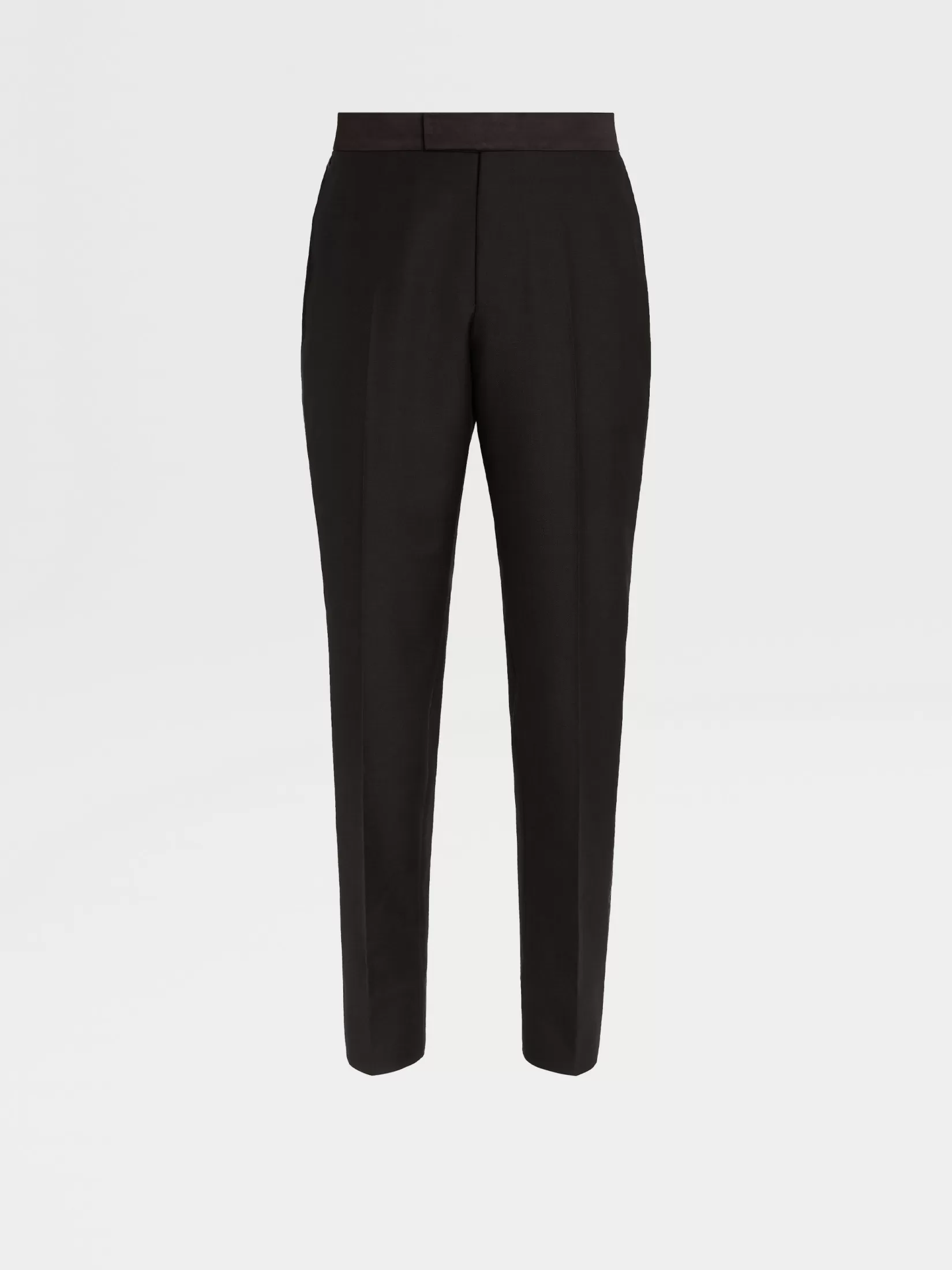 Clearance ZEGNA Pantalones de Fiesta en Lana y Mohair Color Negro