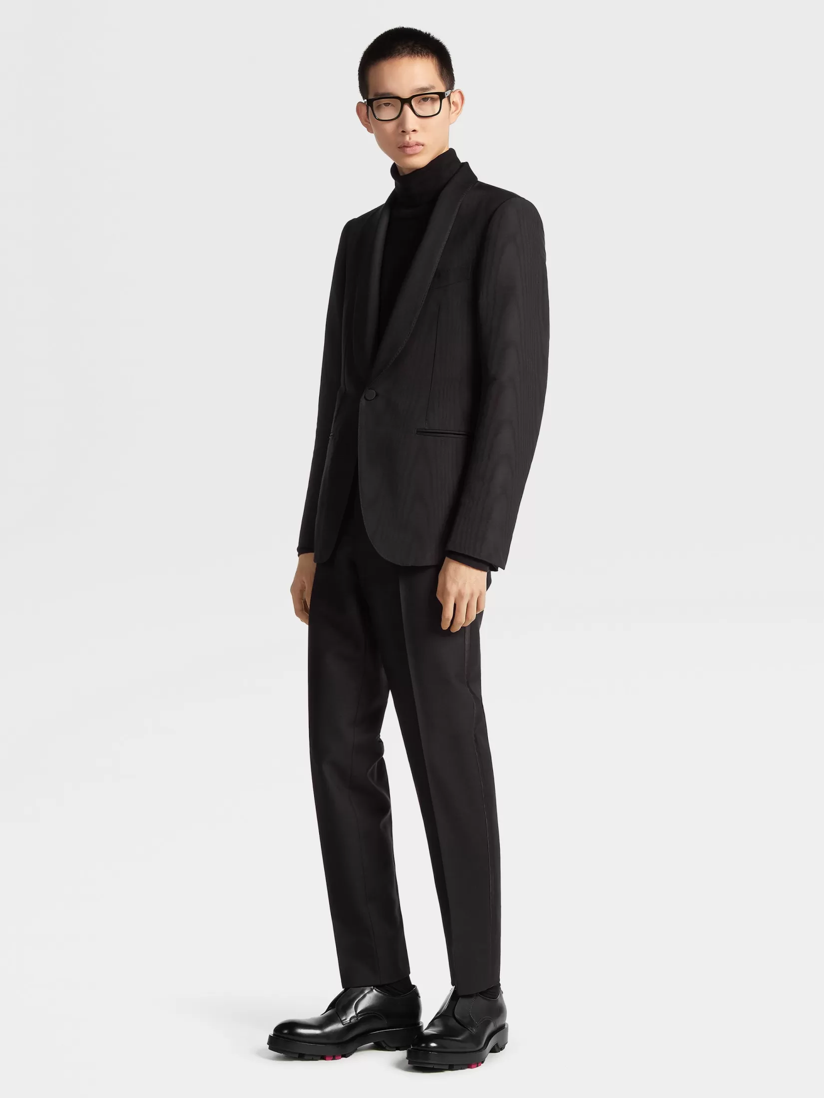 Clearance ZEGNA Pantalones de Fiesta en Lana y Mohair Color Negro