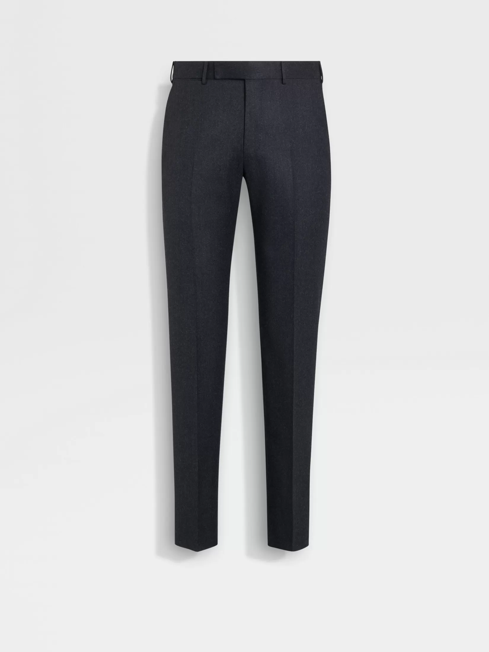 Cheap ZEGNA Pantalones de Lana Gris Oscuro Grisoscuro