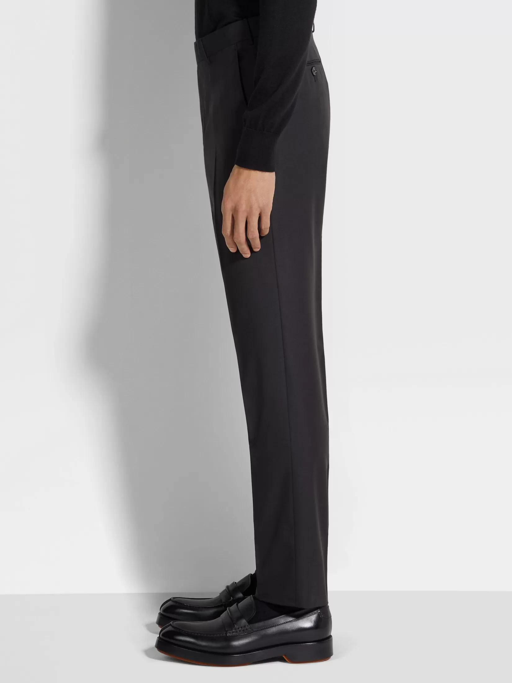 Online ZEGNA Pantalones de Lana 15milmil15 Color Negro