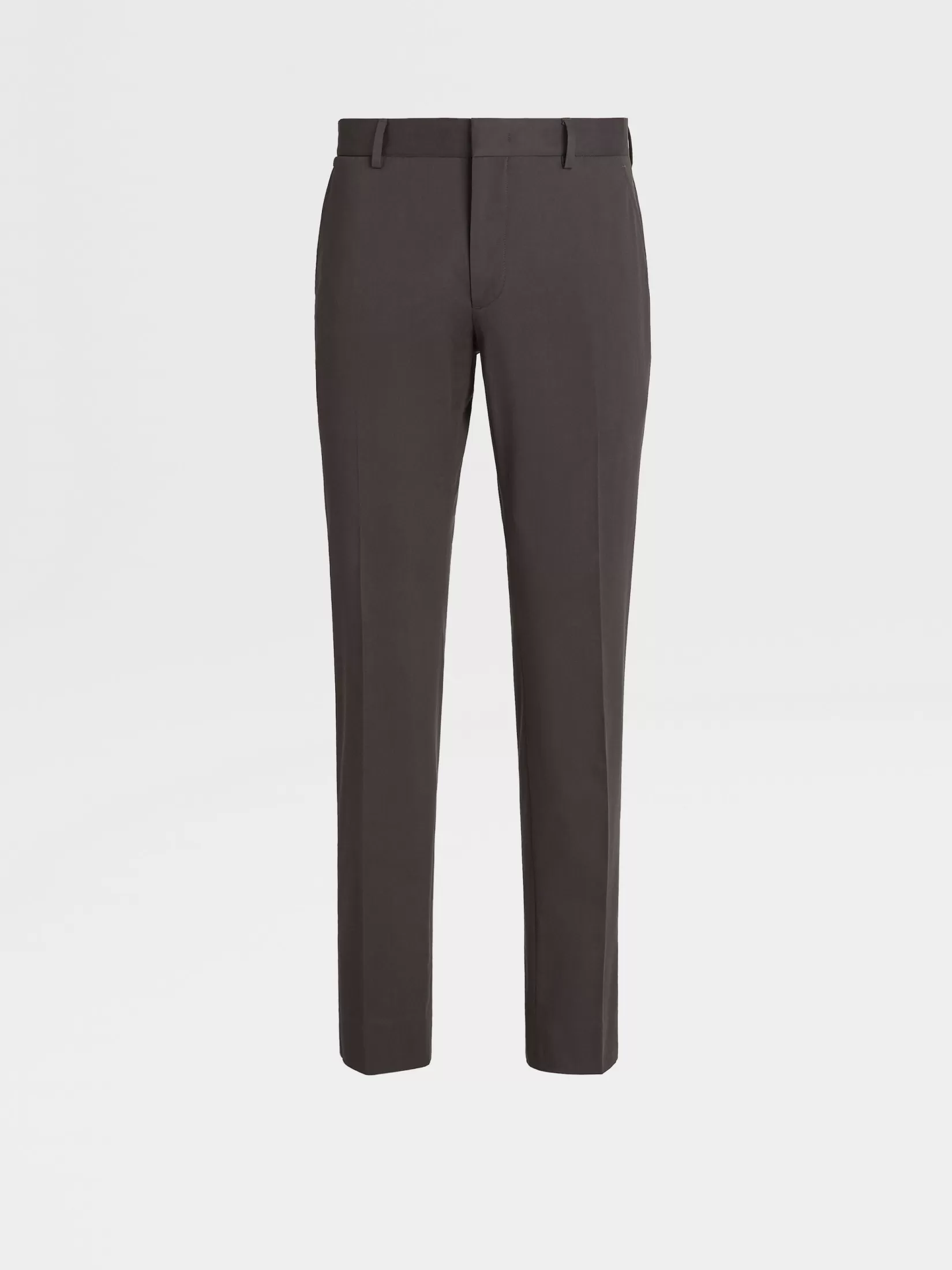 Cheap ZEGNA Pantalones en Algodón Comfort Color Marrón Oscuro Marrónoscuro