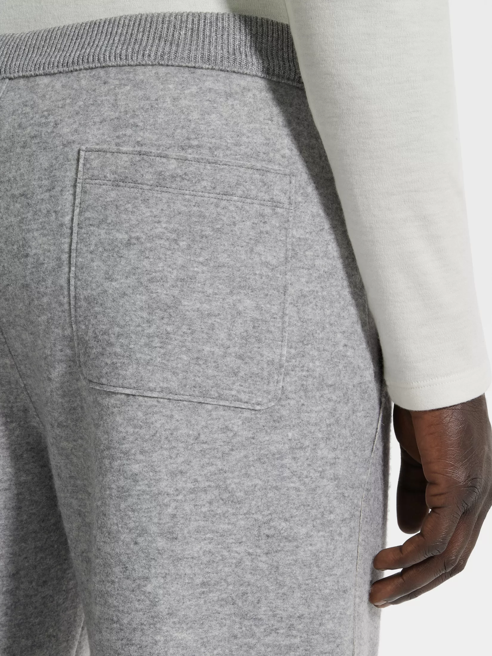 Flash Sale ZEGNA Pantalones en Mezcla de Cachemira Gris Mixto Grismixto