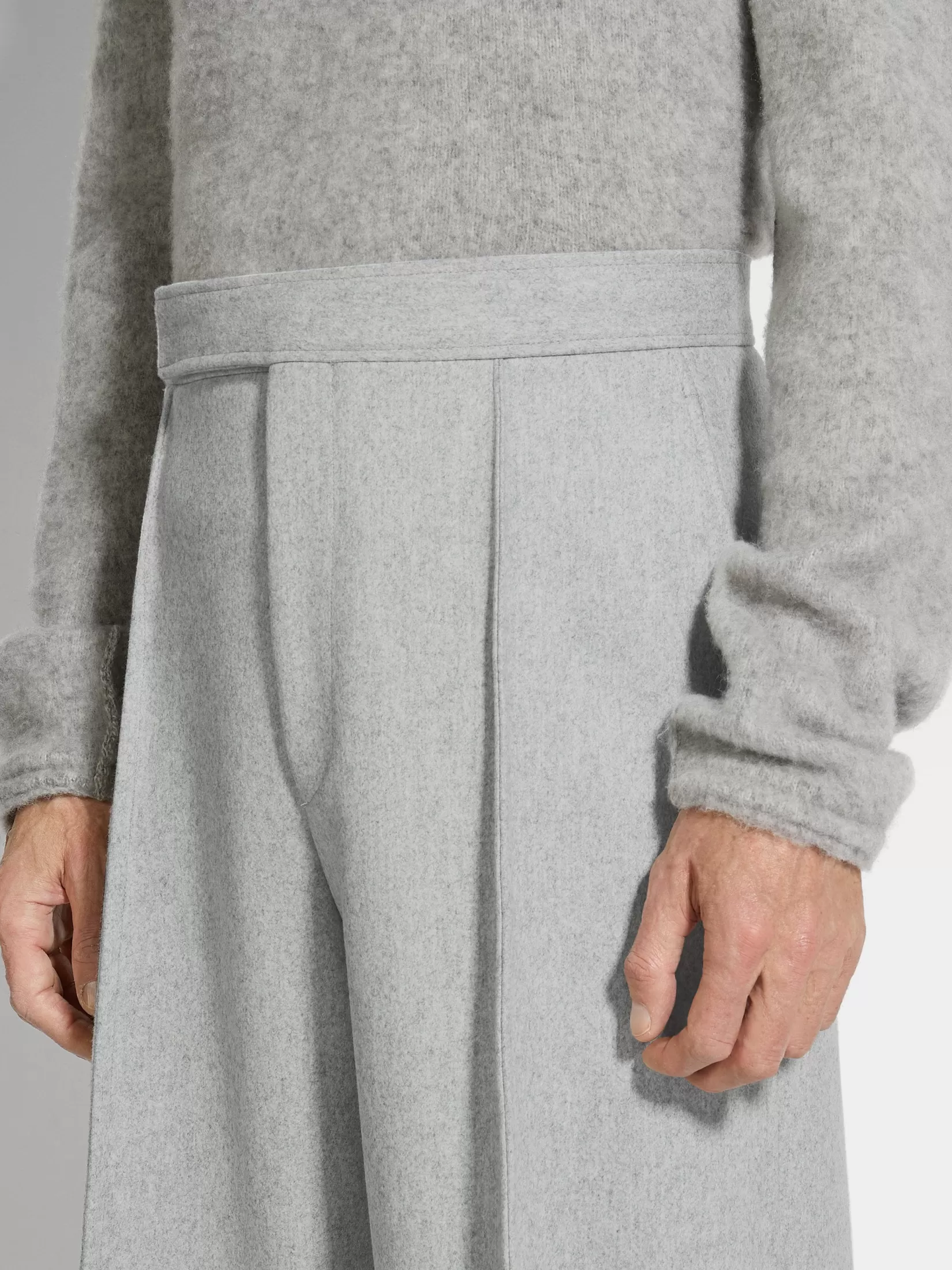 Best ZEGNA Pantalones en Trofeo™ Cashmere Gris Claro Grisclaro