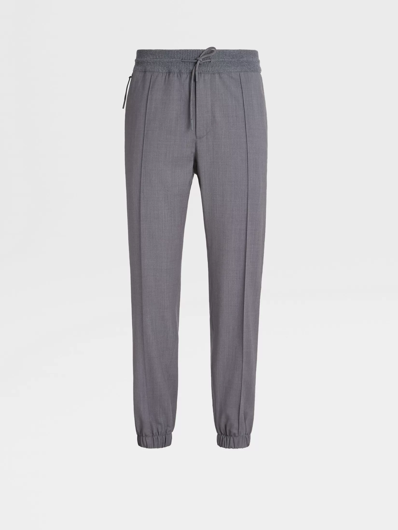 Best ZEGNA Pantalones Jogger de Lana High Performance™ Gris Mixto GrisMixto