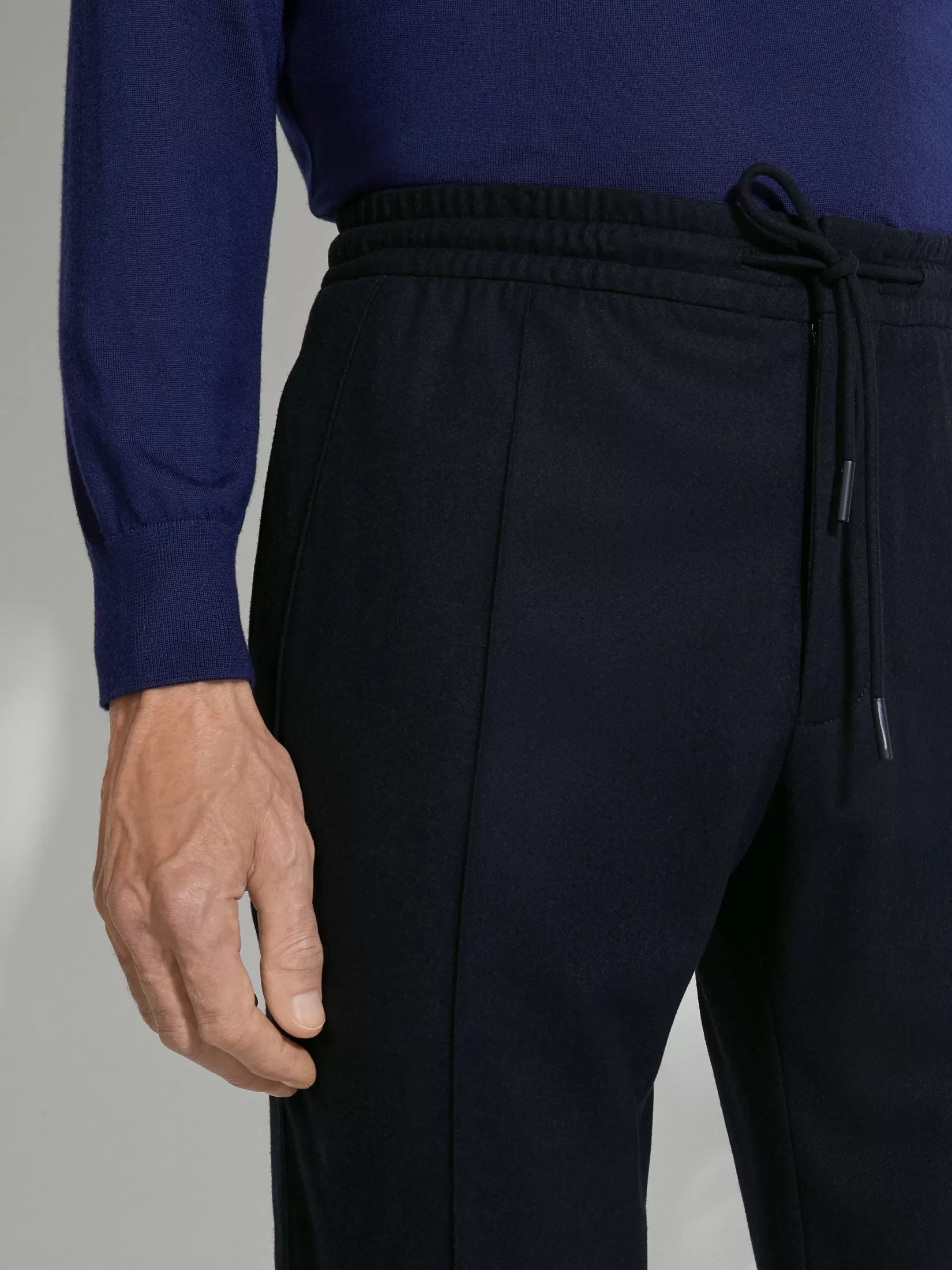 Fashion ZEGNA Pantalones Jogger de Lana 15milmil15 Azul Marino Azulmarino