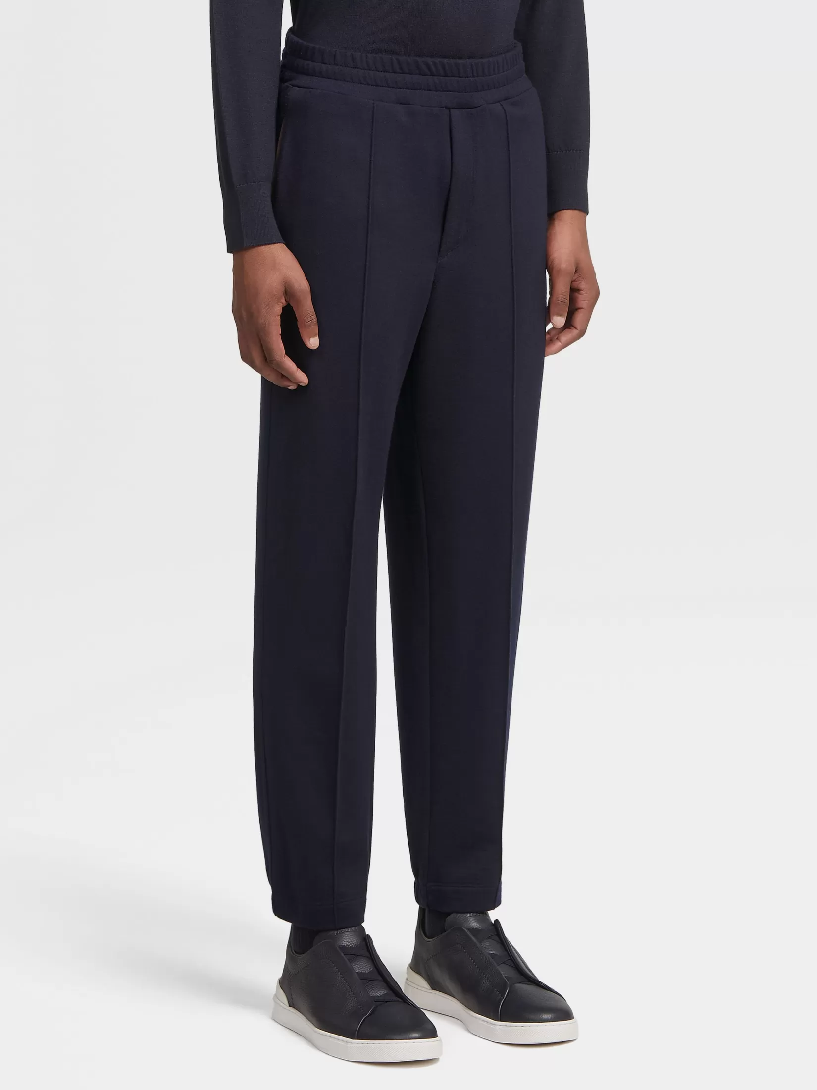 Shop ZEGNA Pantalones Jogger 12milmil12 Azul Marino AzulMarino