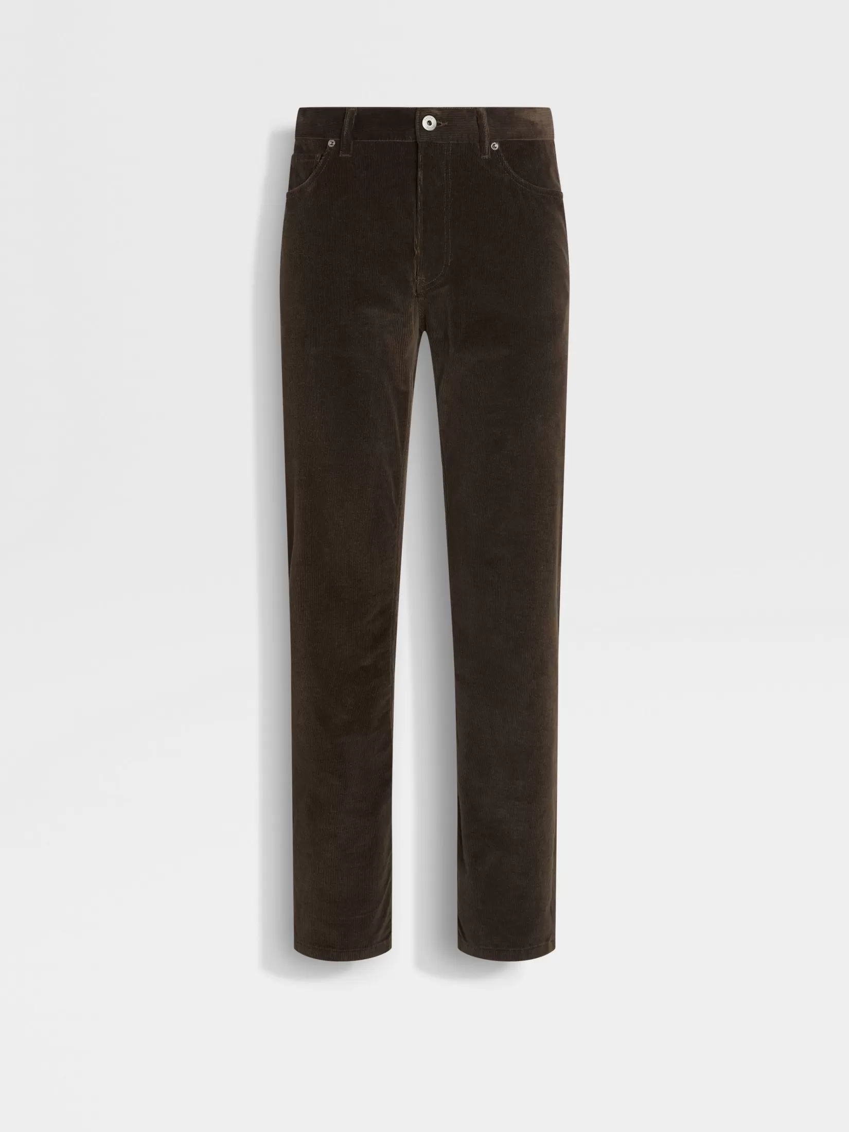 New ZEGNA Pantalones Roccia en Cashco Marrón Oscuro Marrónoscuro