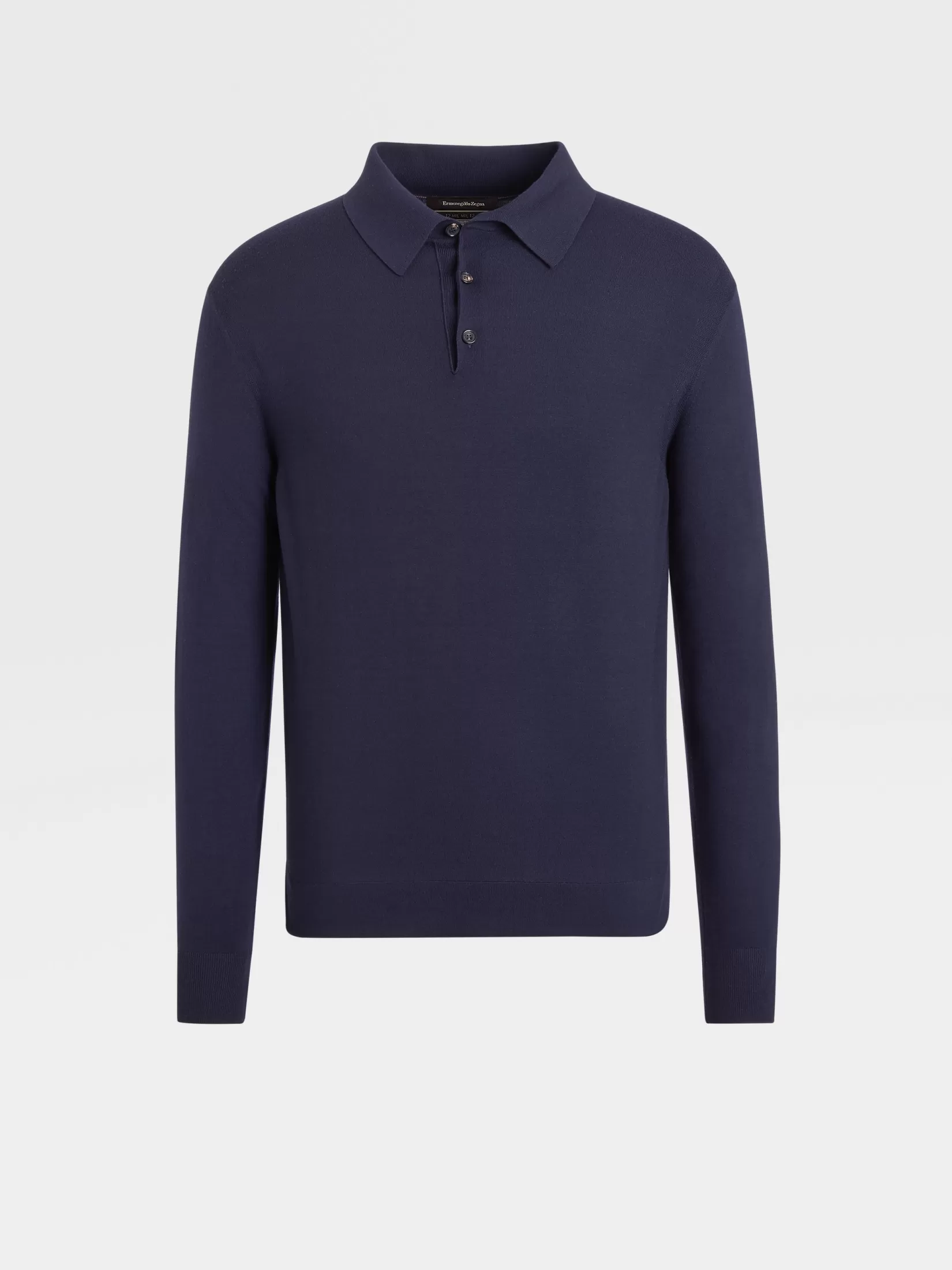 Clearance ZEGNA Polo de Lana 12milmil12 Azul Marino Azulmarino